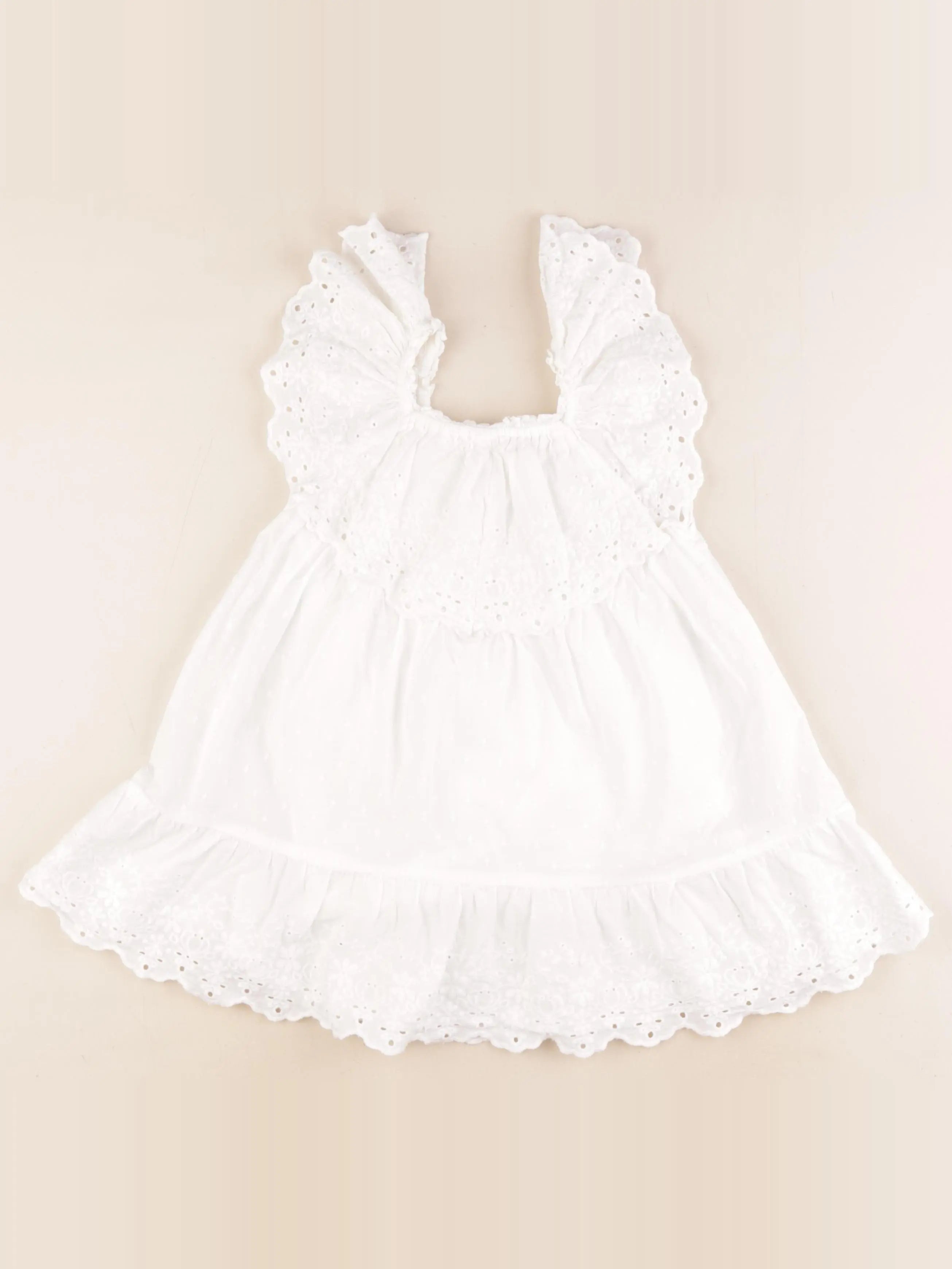 Zara - robe blanc - 4 ans