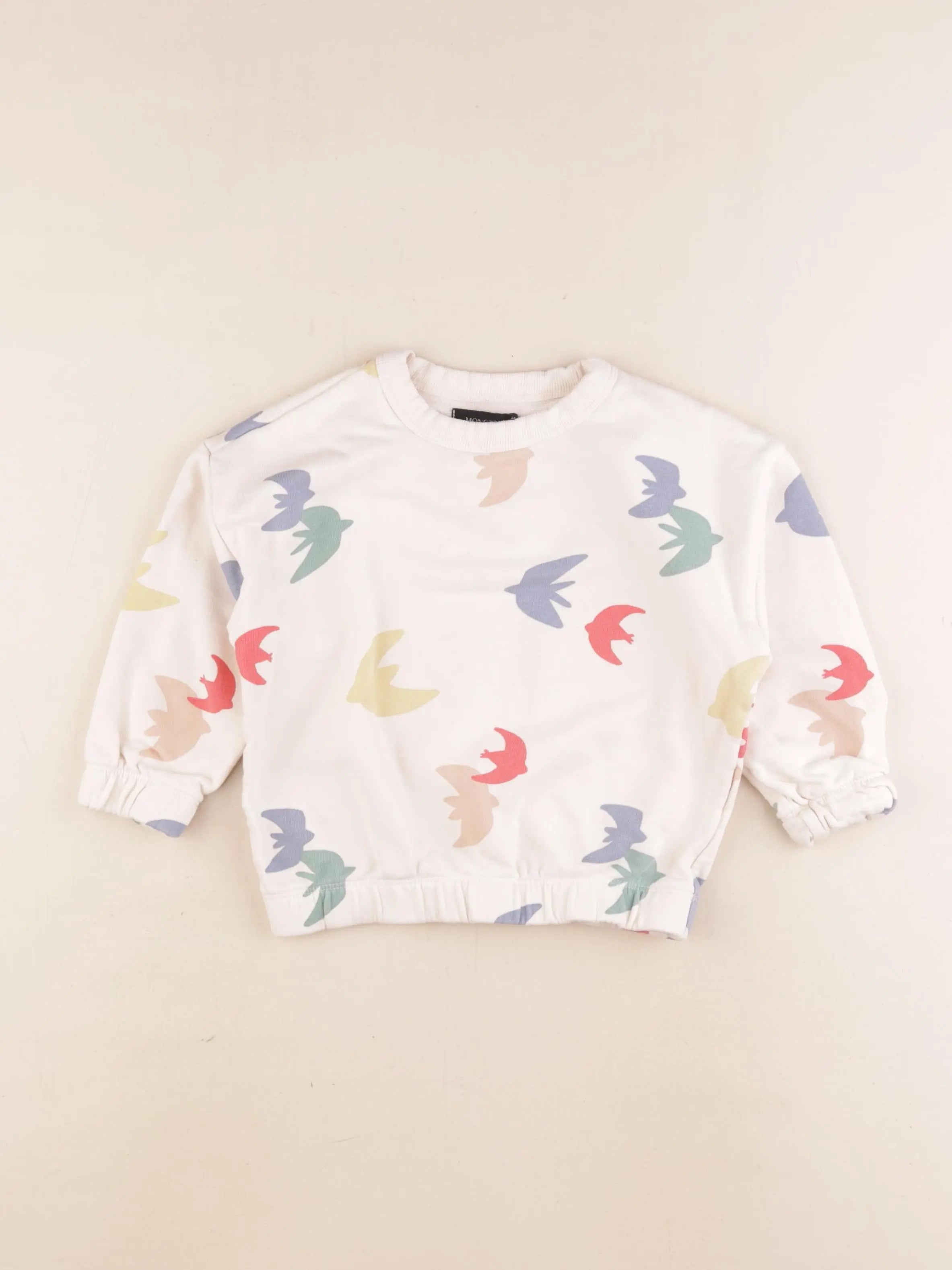 Monoprix - sweat blanc - 4 ans