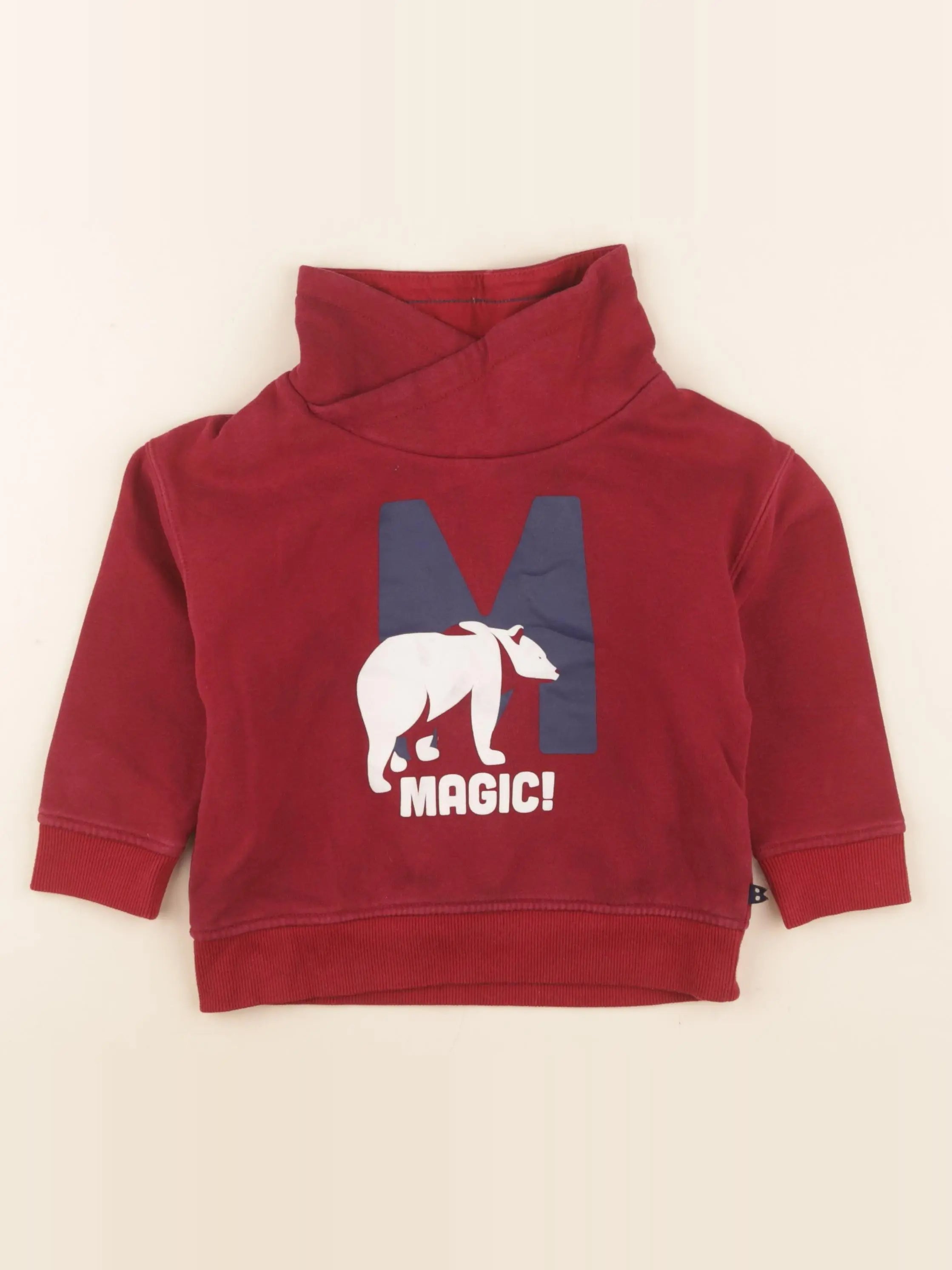 Okaidi - sweat rouge - 4 ans