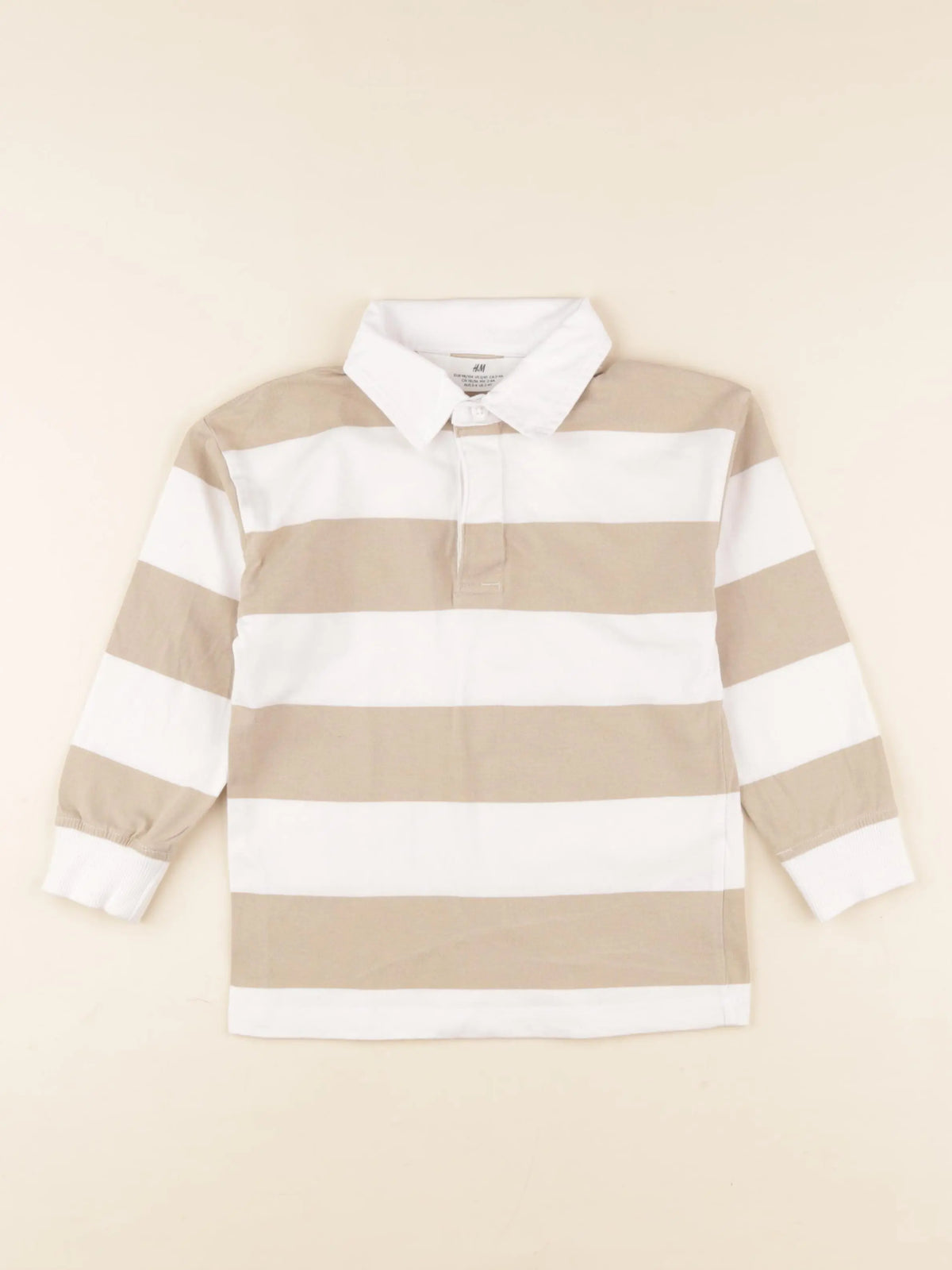 H&M - polo beige - 2/4 ans