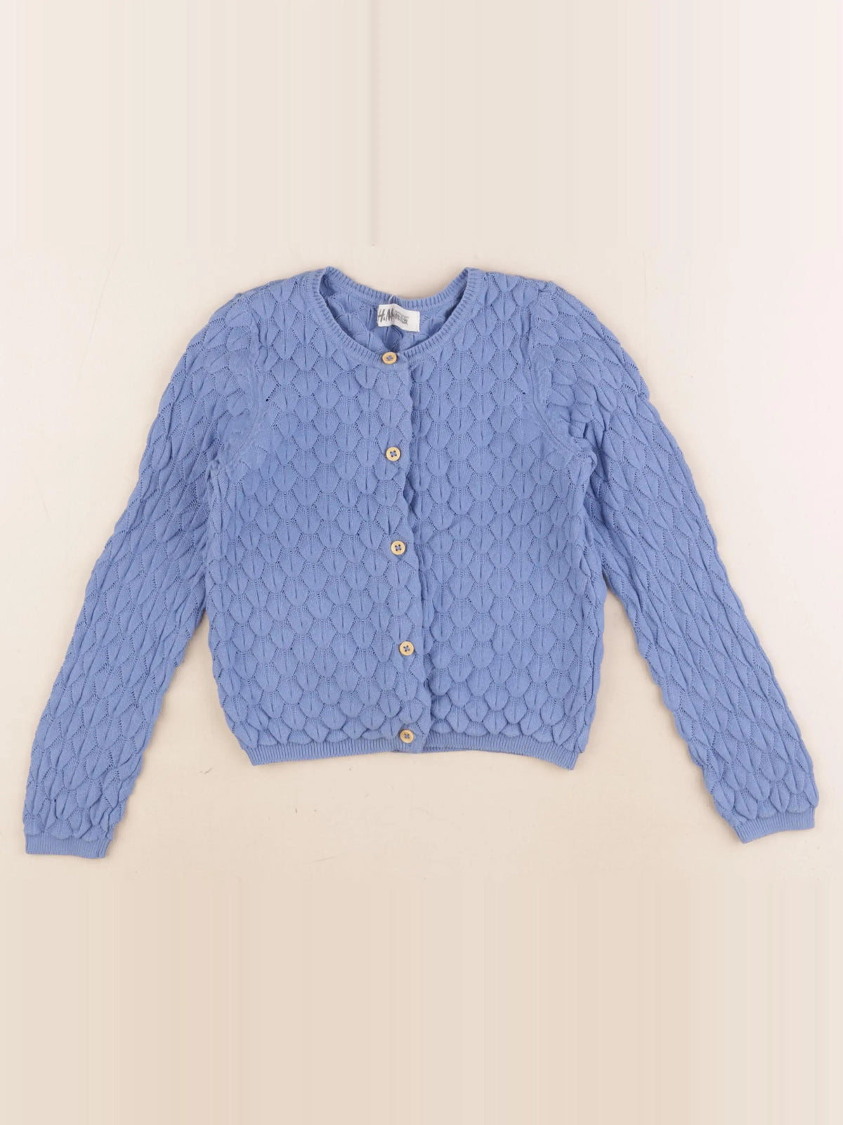 H&M - gilet bleu - 4/6 ans
