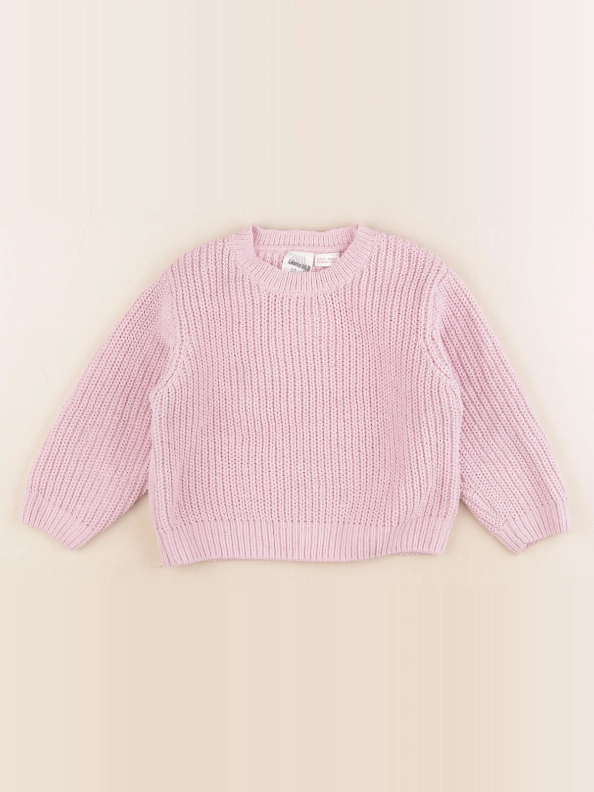 Zara - pull rose - 3/4 ans