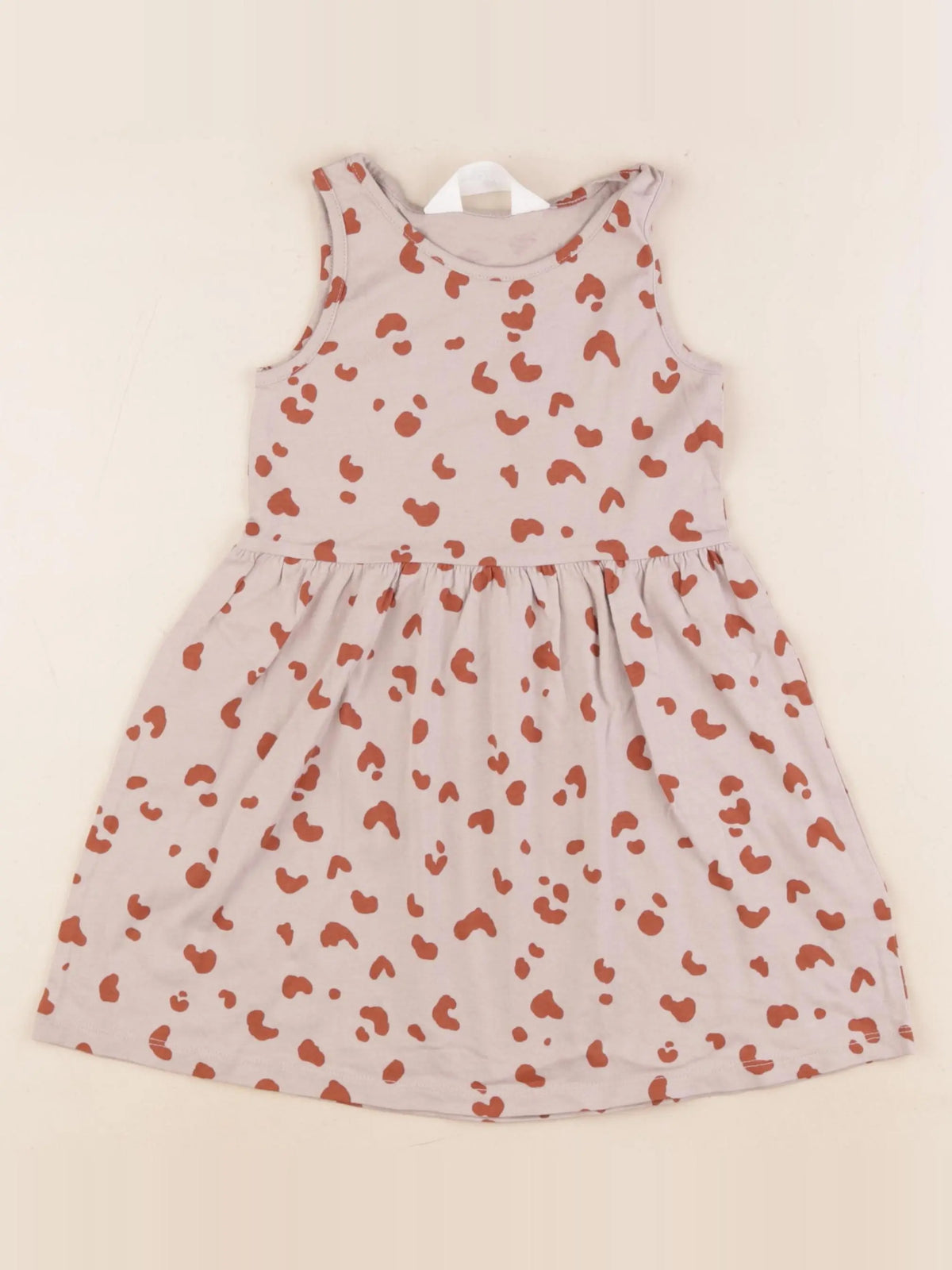 H&M - robe beige, marron - 2/4 ans