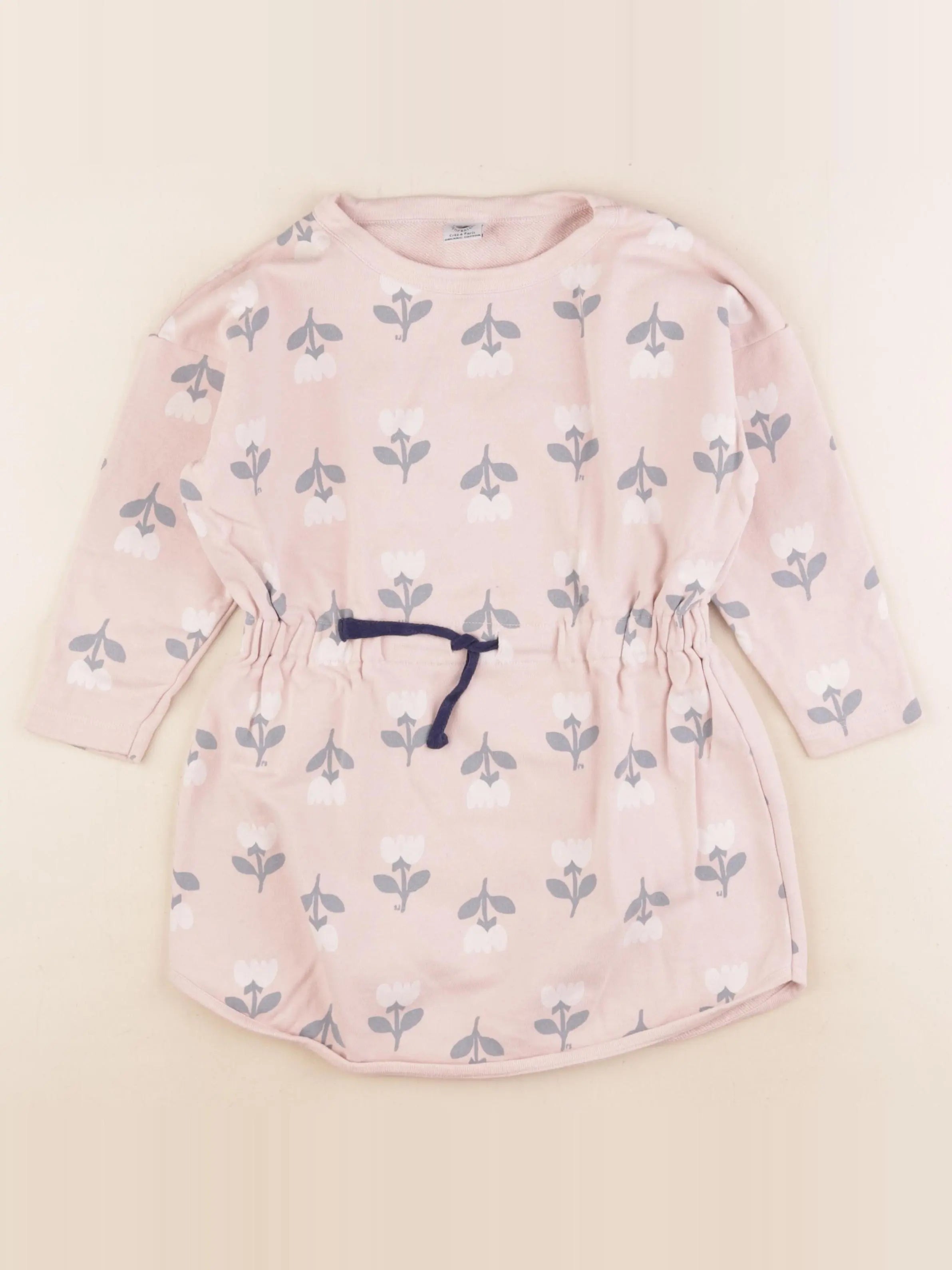 Petit Bateau - robe rose - 6 ans