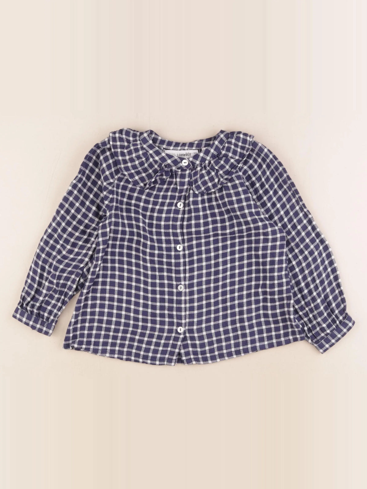 Zara - blouse bleu - 3/4 ans