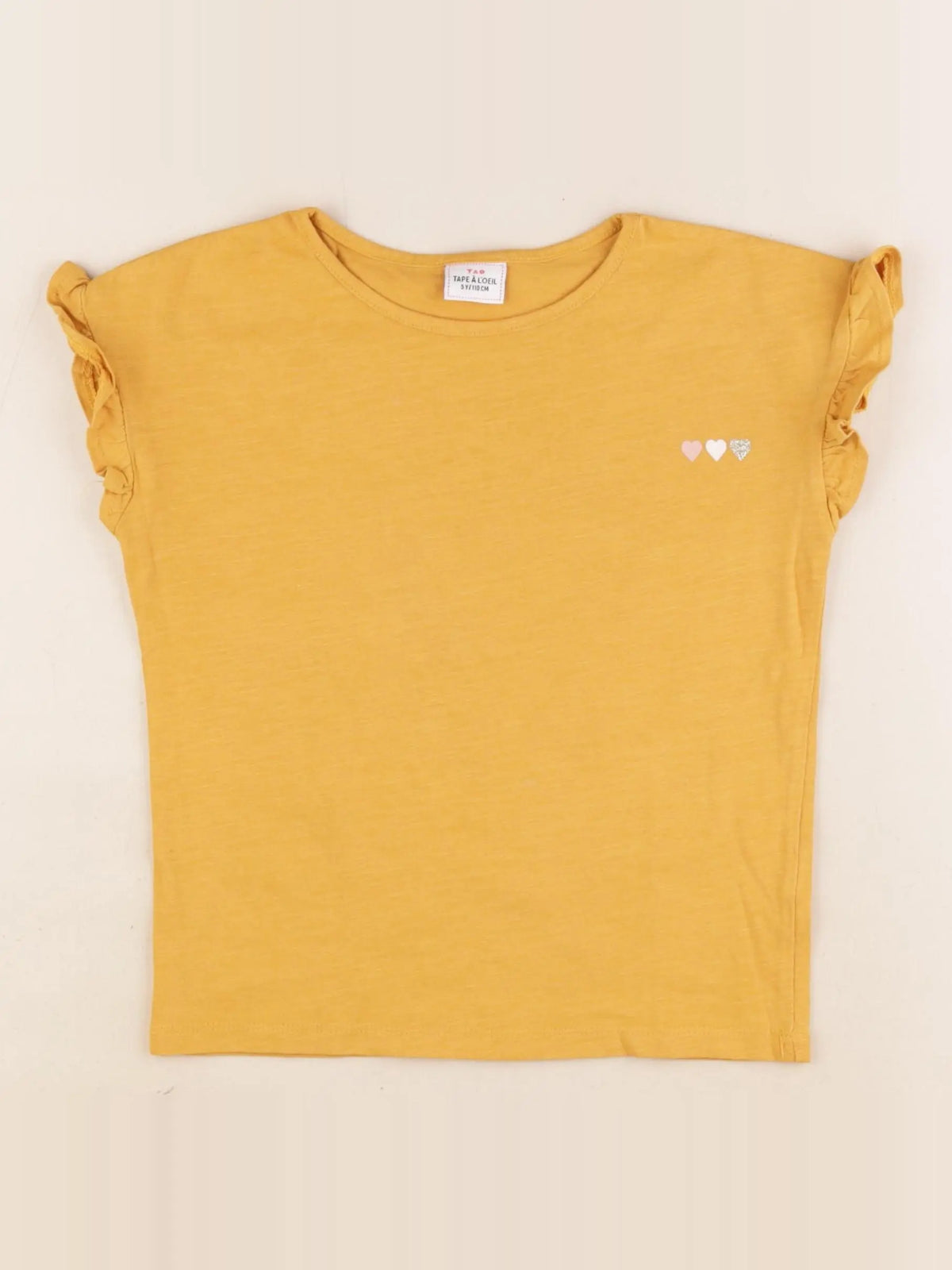 Tape à l'oeil - tee-shirt jaune - 5 ans