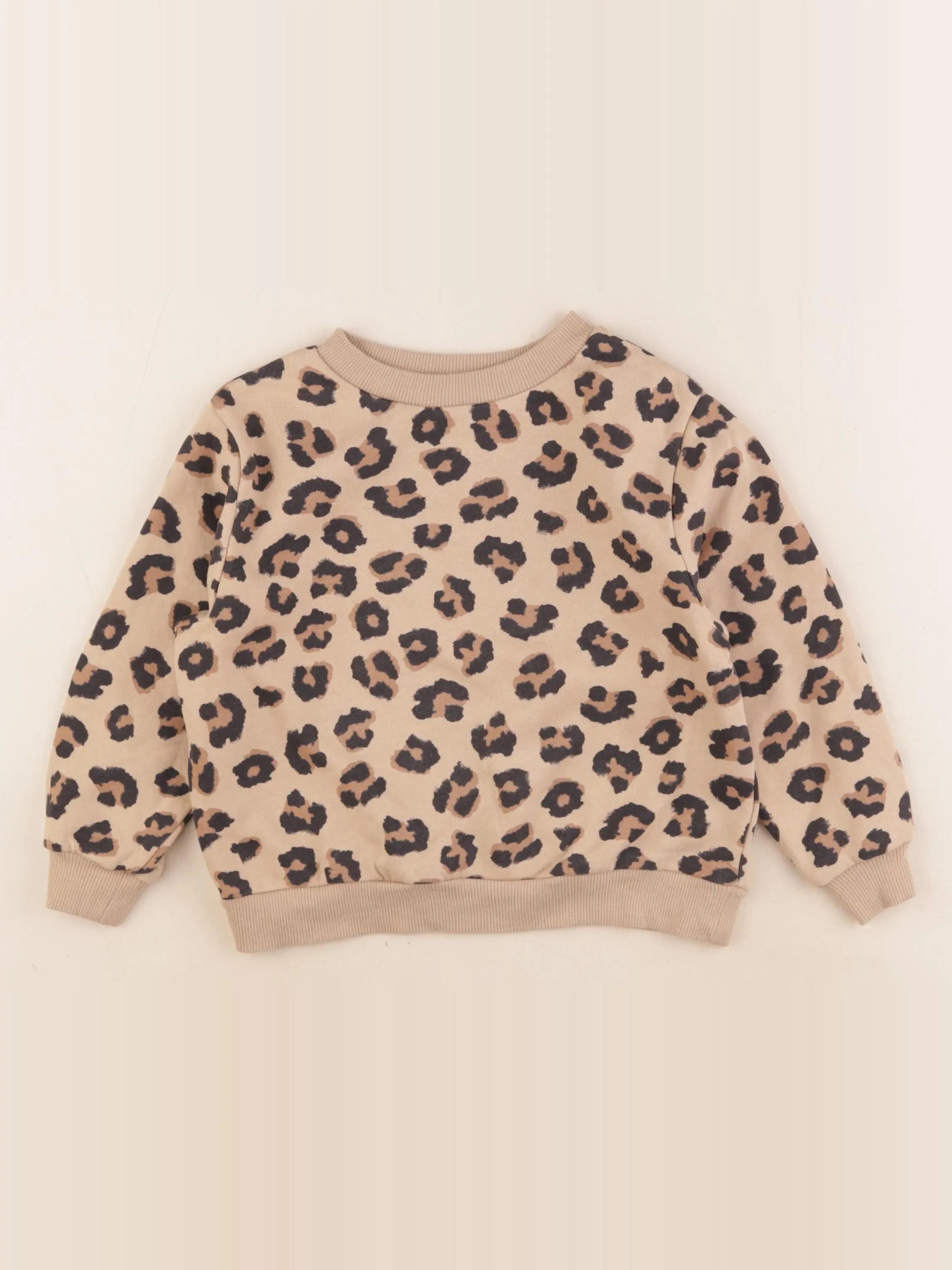 H&M - sweat marron - 2/4 ans