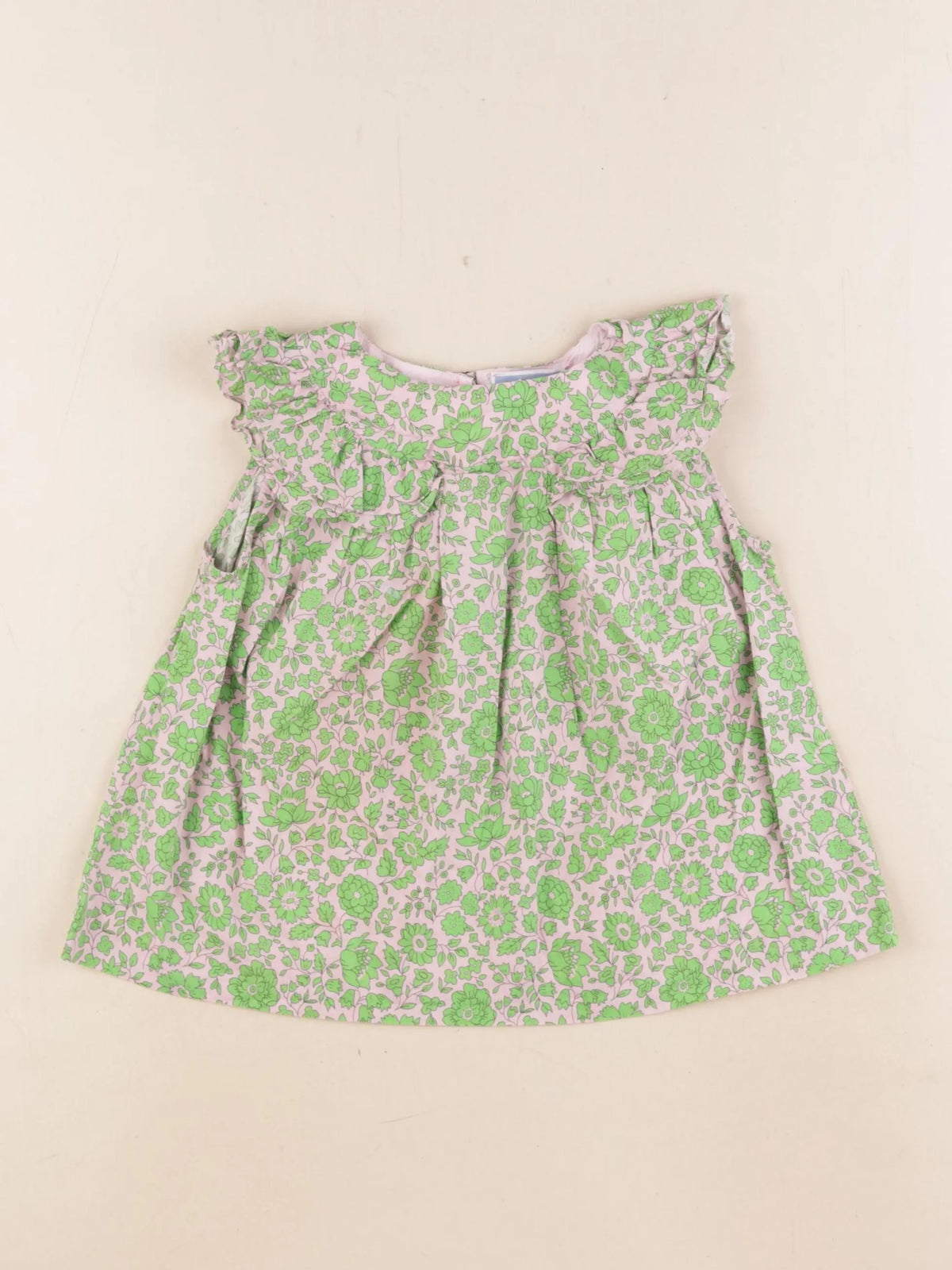 Jacadi - blouse liberty vert - 4 ans
