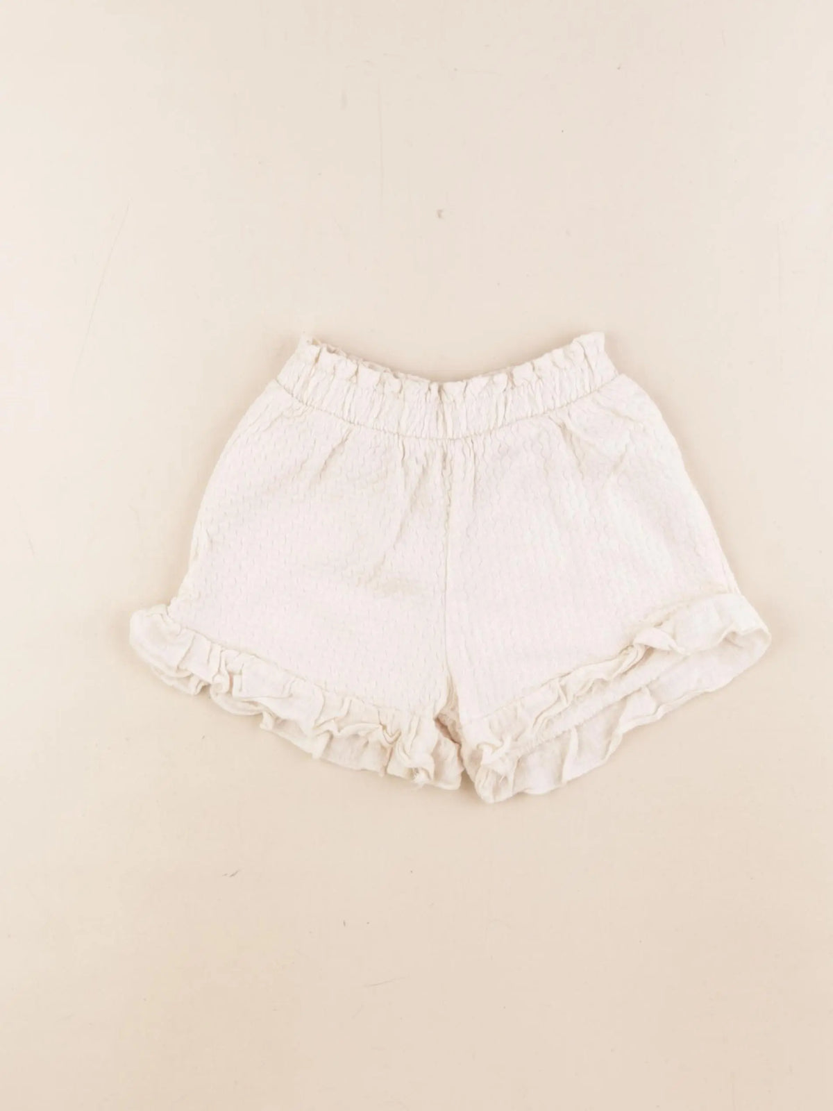 Zara - short beige - 2/3 ans
