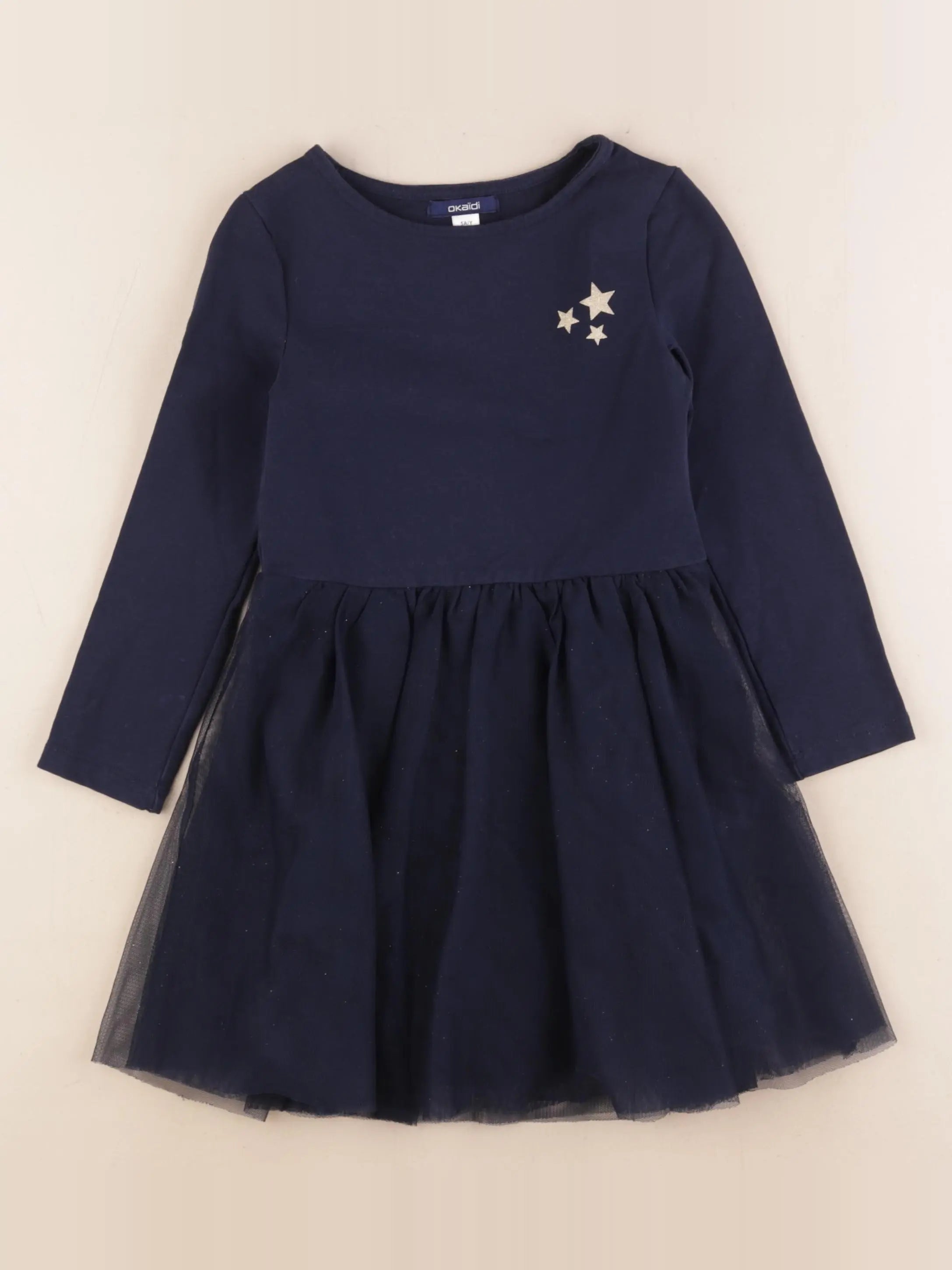 Okaidi - robe bleu - 5 ans