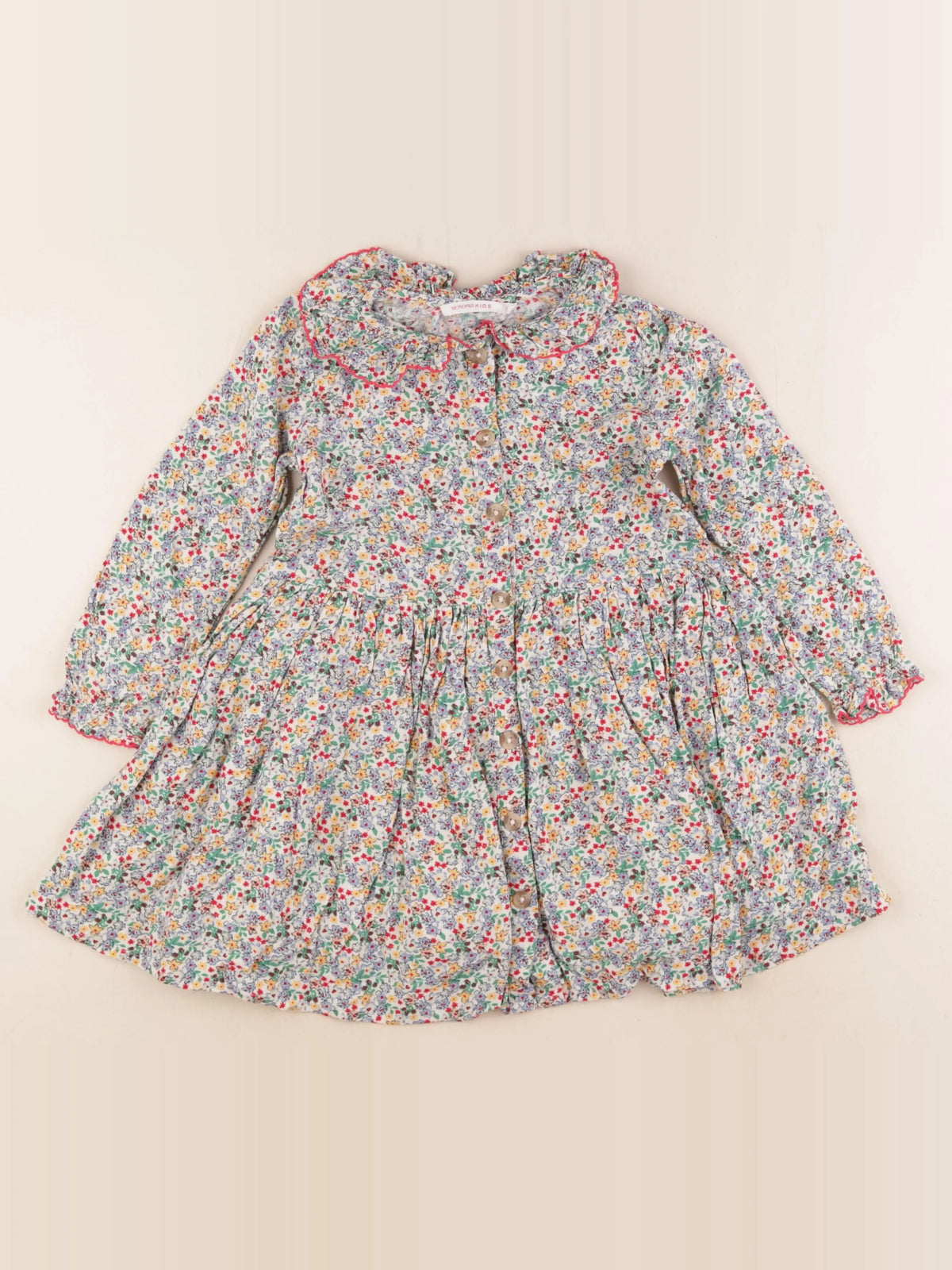 Monoprix - robe multicolore - 5 ans