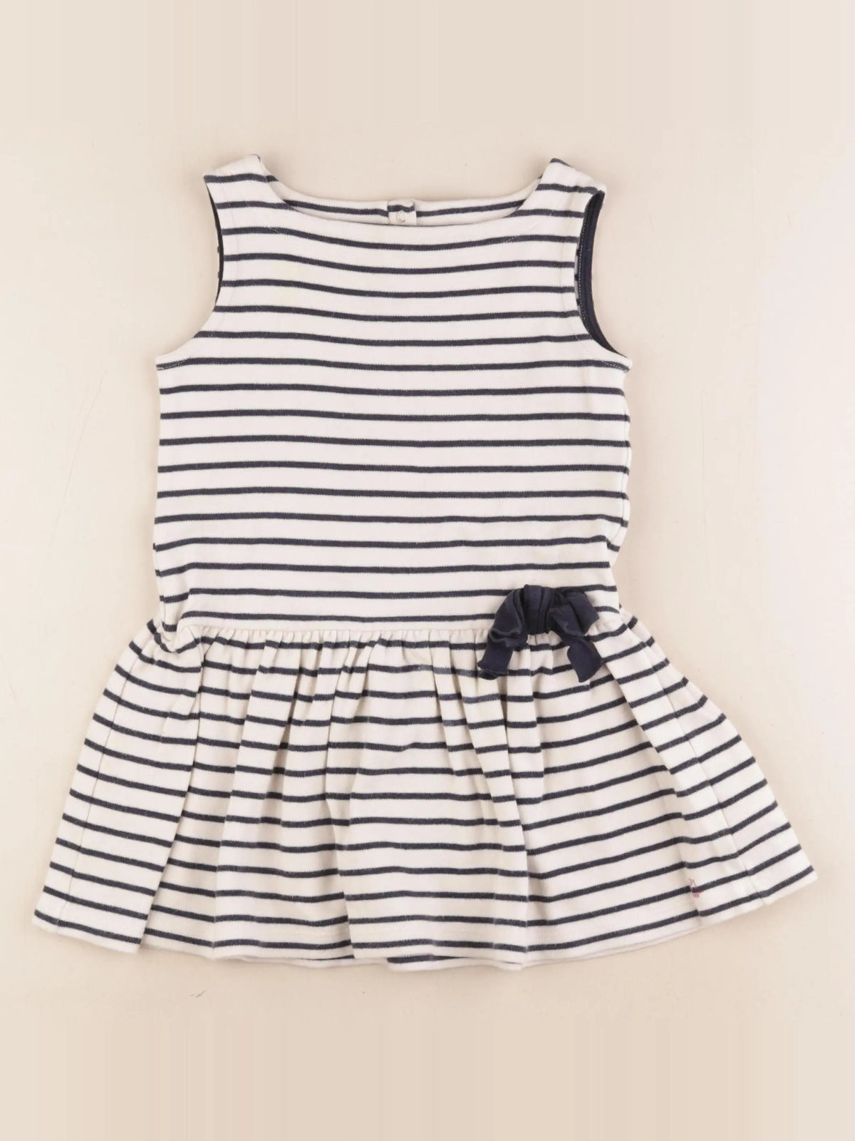 Petit Bateau - robe bleu - 6 ans