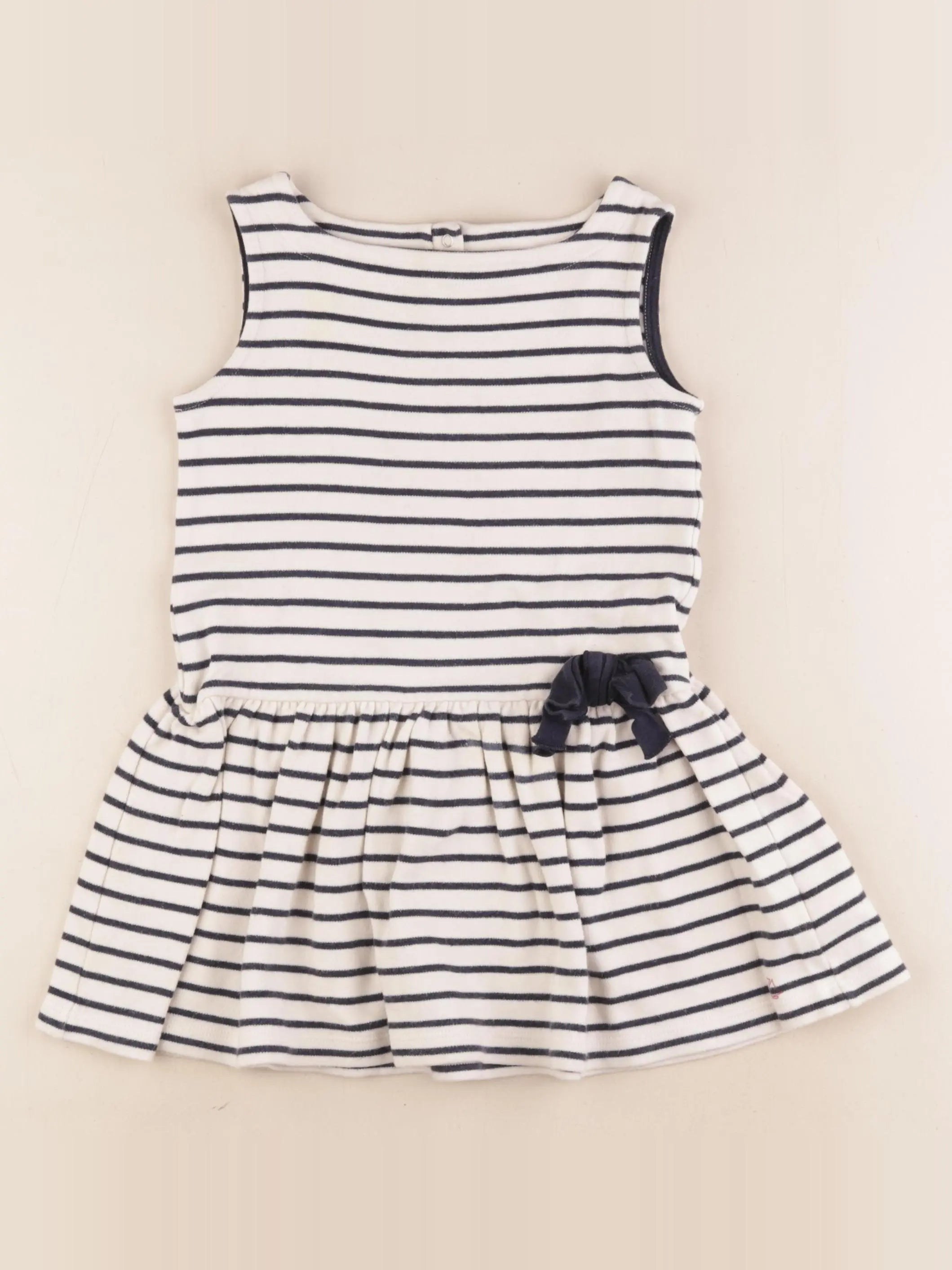Petit Bateau - robe bleu - 6 ans