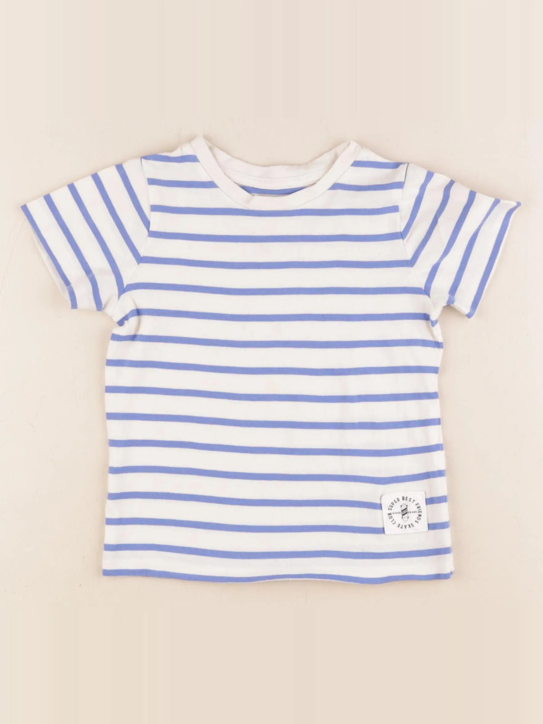 Vertbaudet - tee-shirt bleu - 3 ans