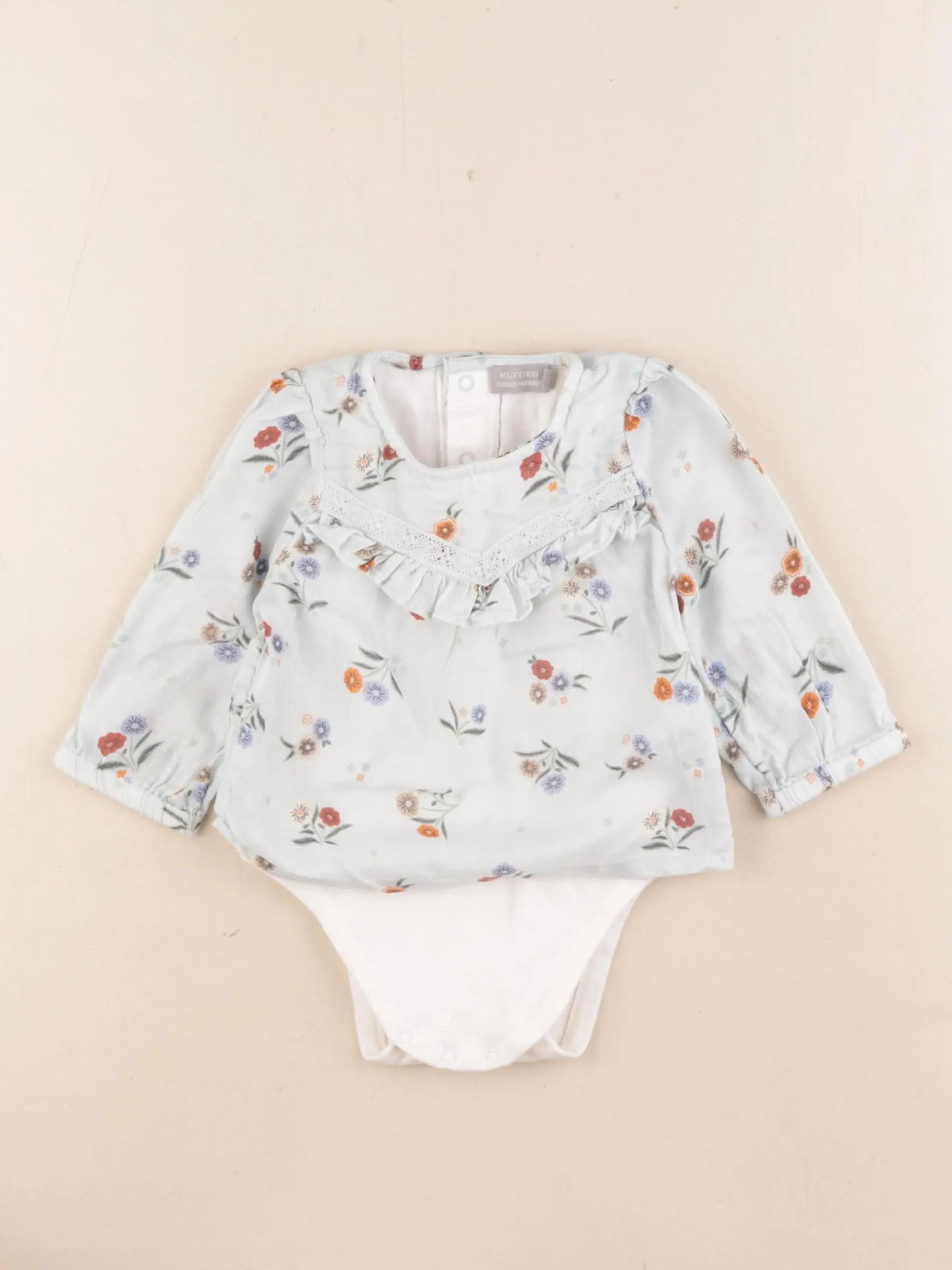 Boutchou - body blouse multicolore - 9 mois