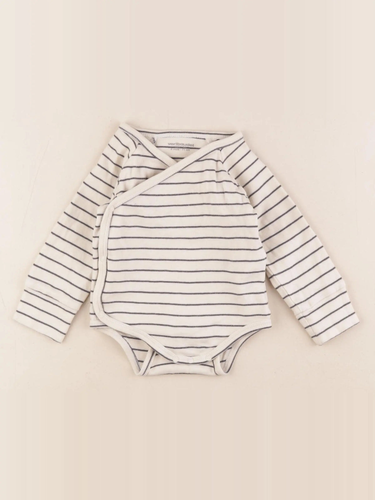 Vertbaudet - body bleu - 9 mois