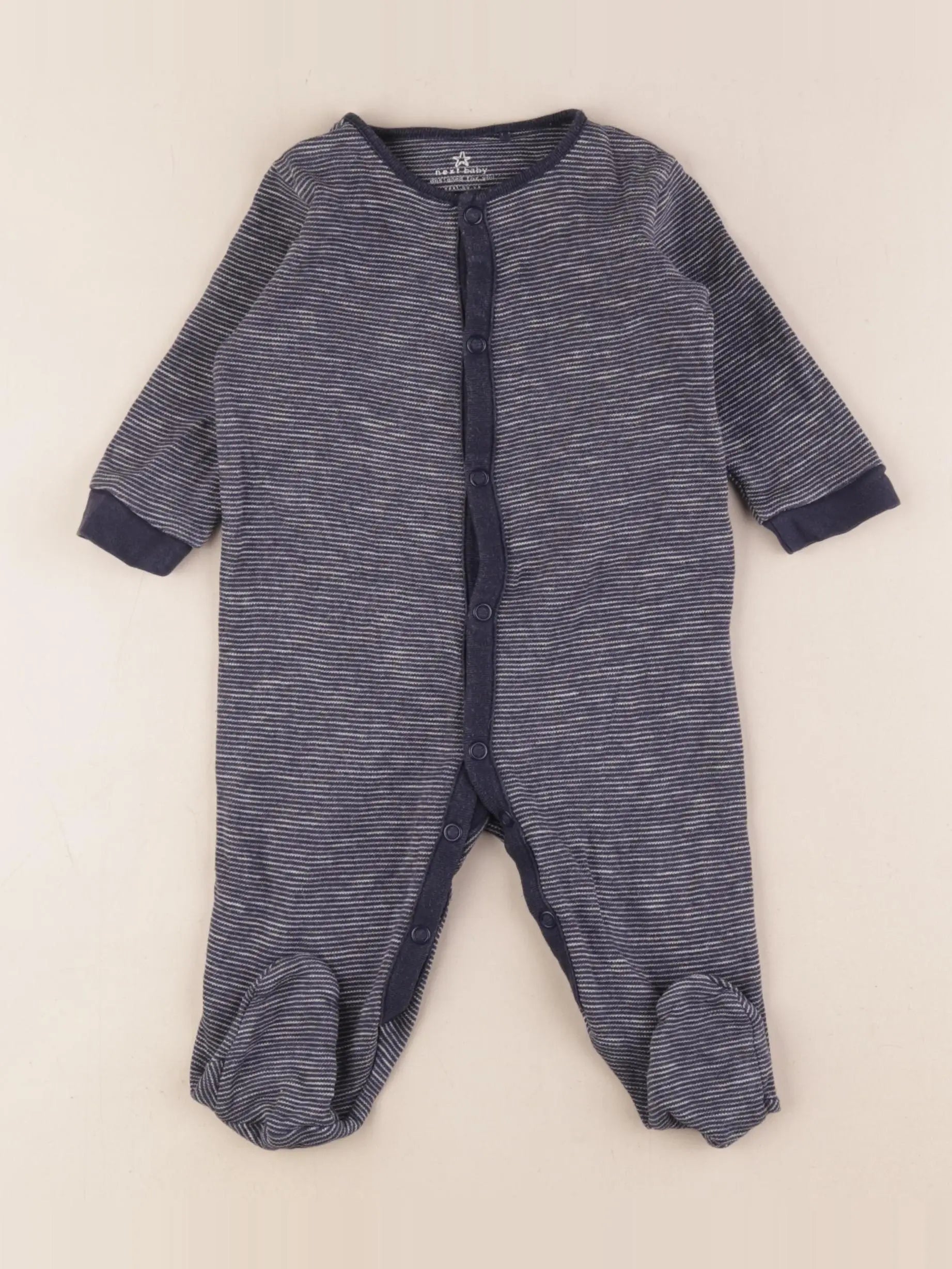 Next - pyjama coton bleu - 6/9 mois