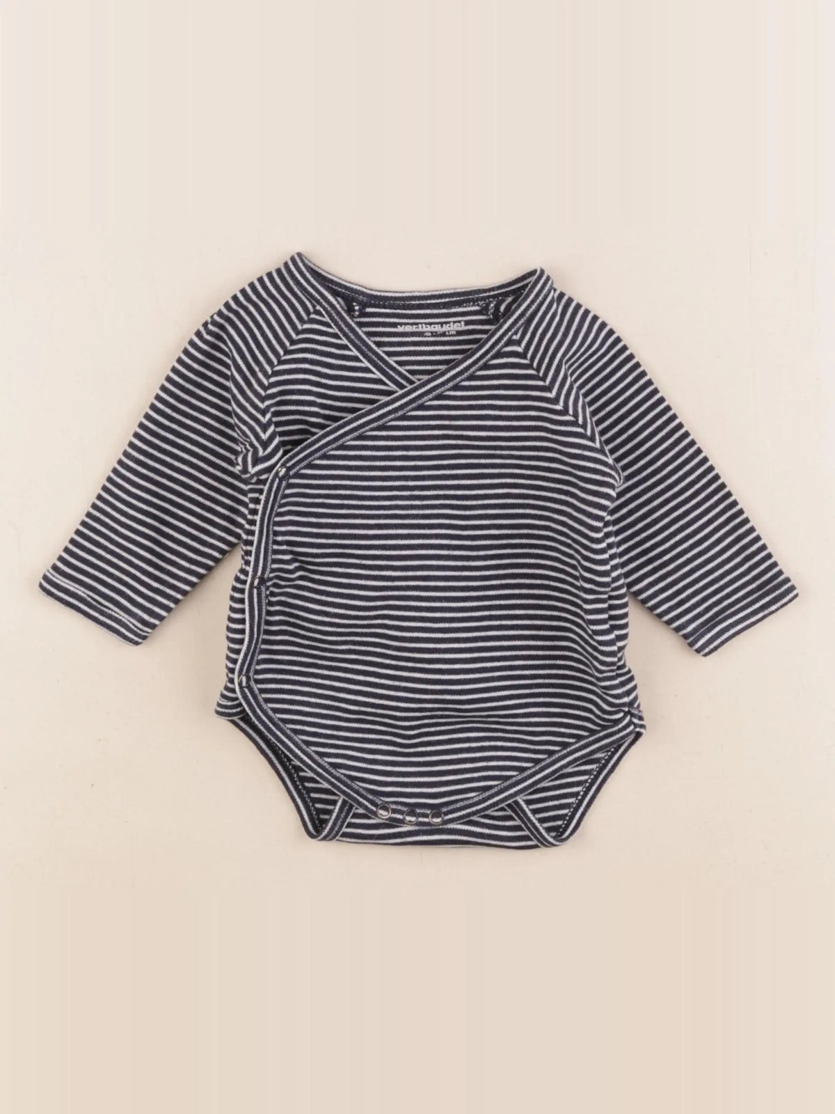 Vertbaudet - body bleu - 9 mois