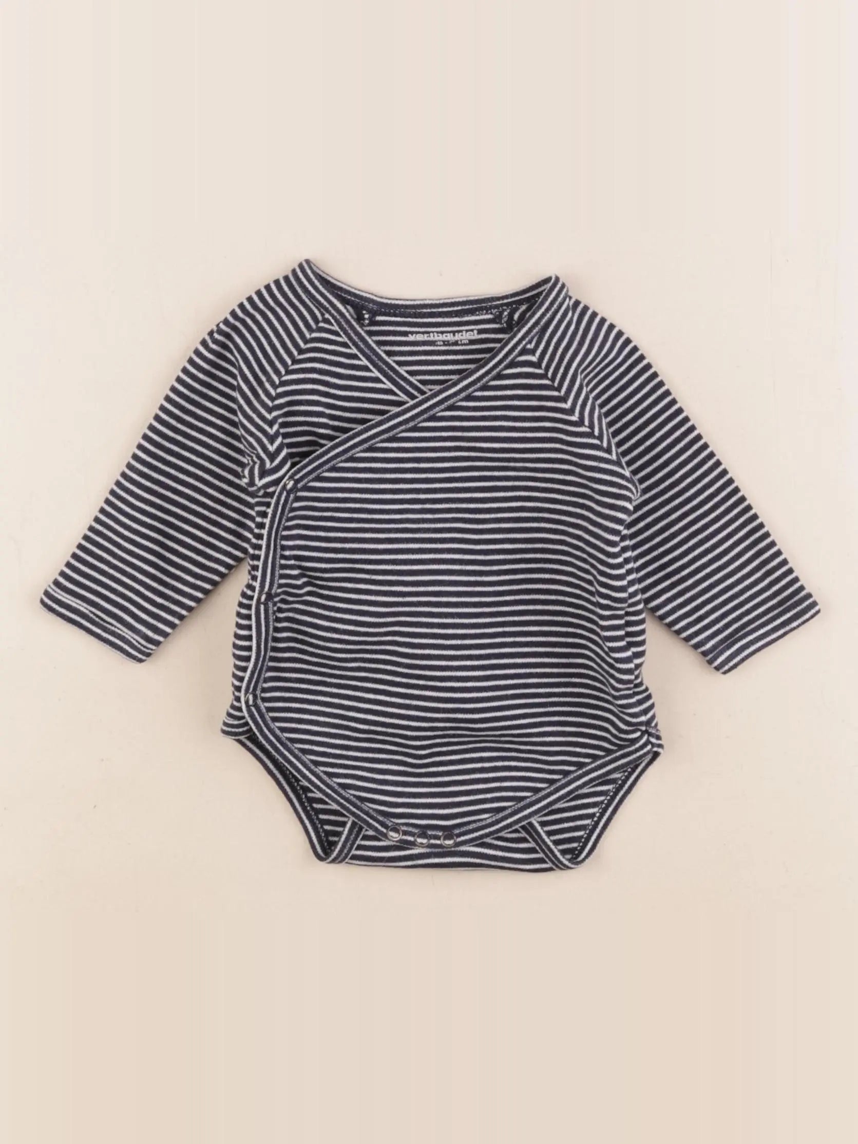 Vertbaudet - body bleu - 9 mois