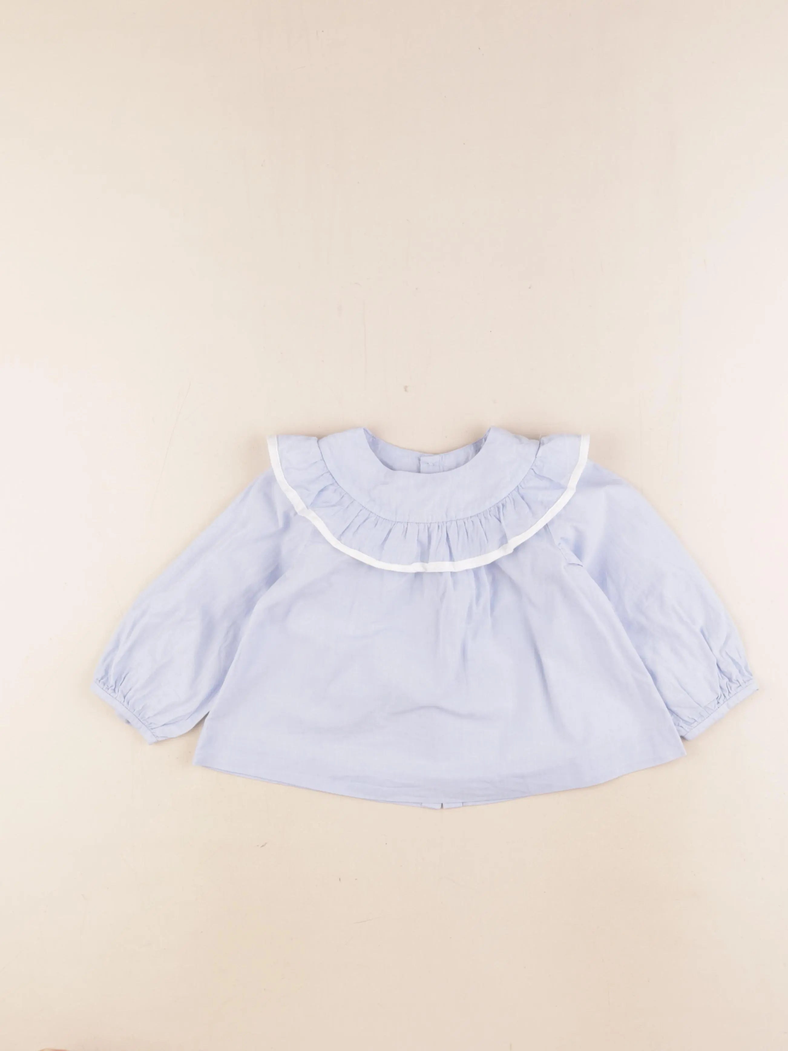 Jacadi - blouse bleu - 24 mois