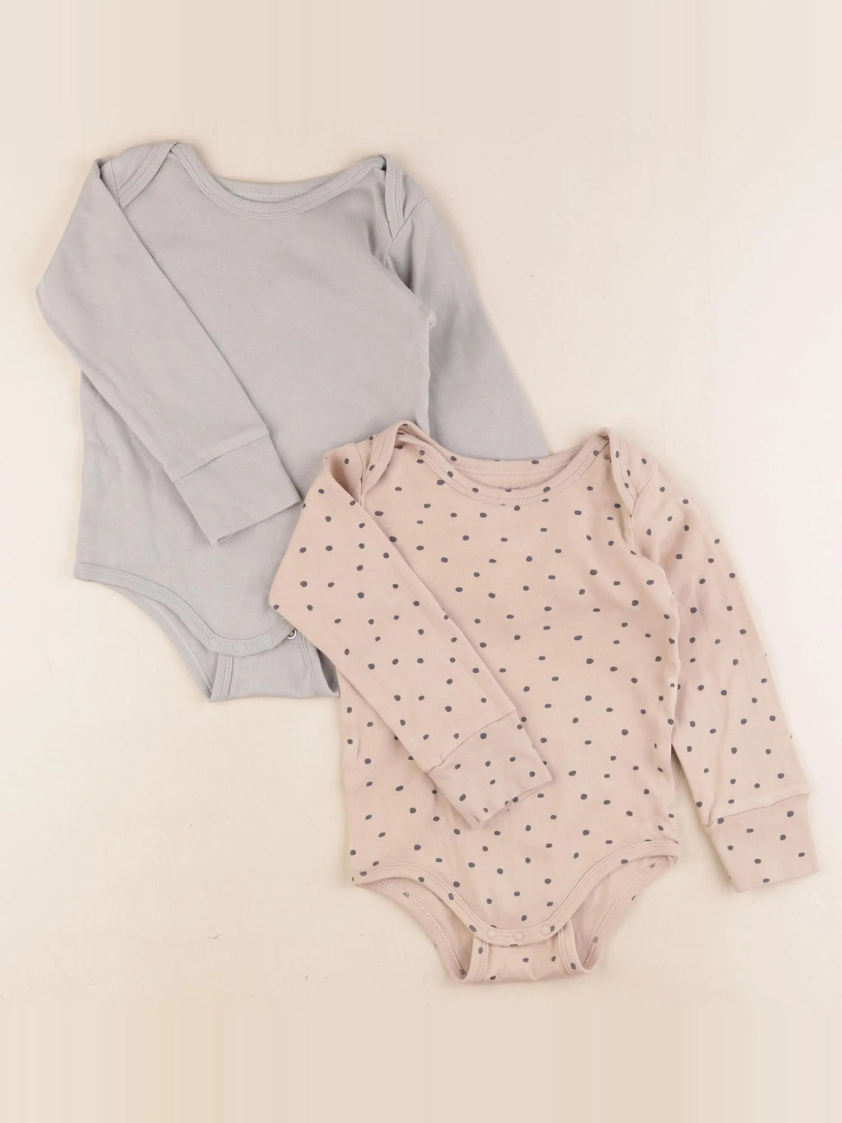 Vertbaudet - lot de 2 bodies en coton multicolore - 24 mois