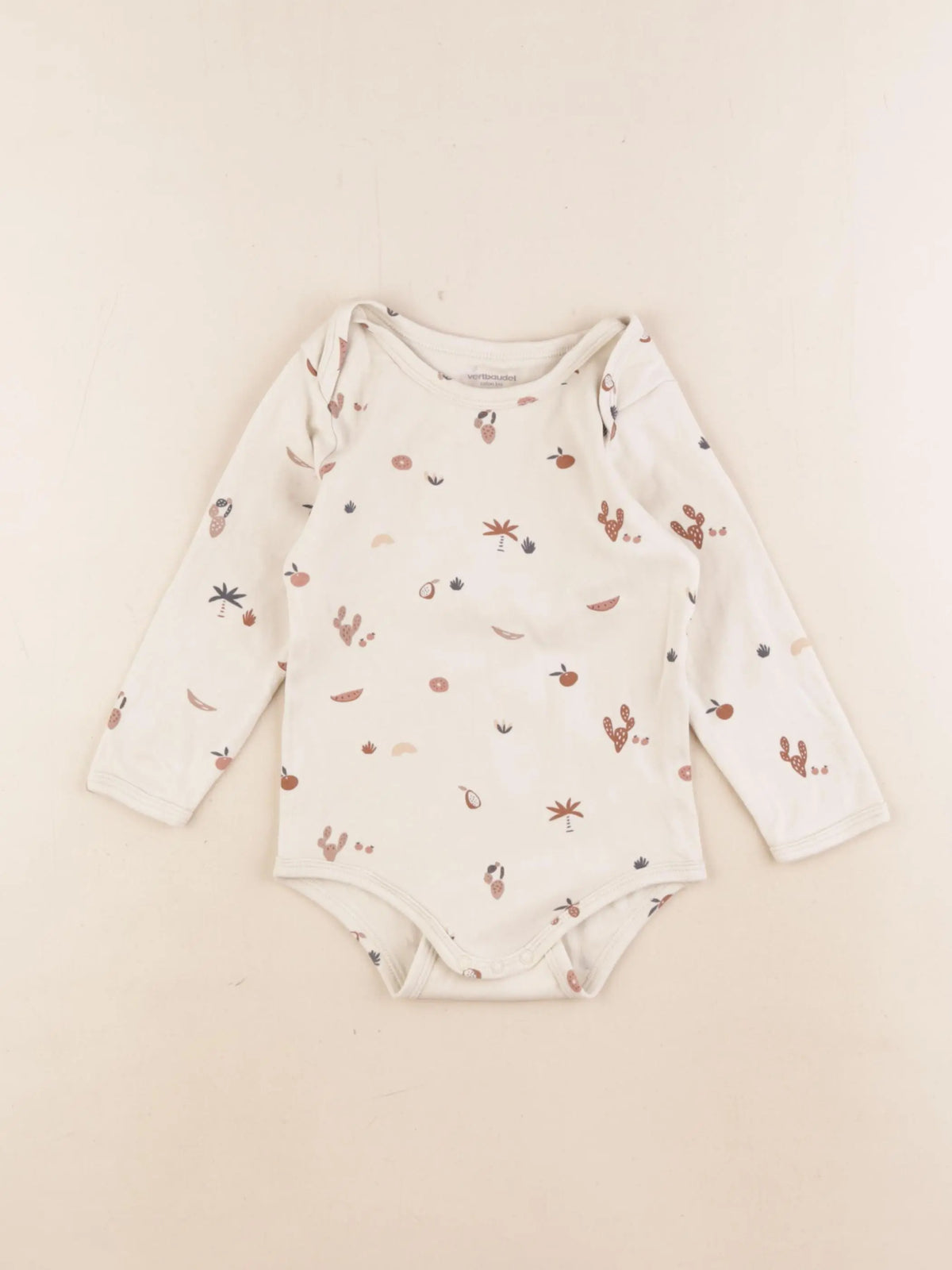 Vertbaudet - body blanc - 24 mois