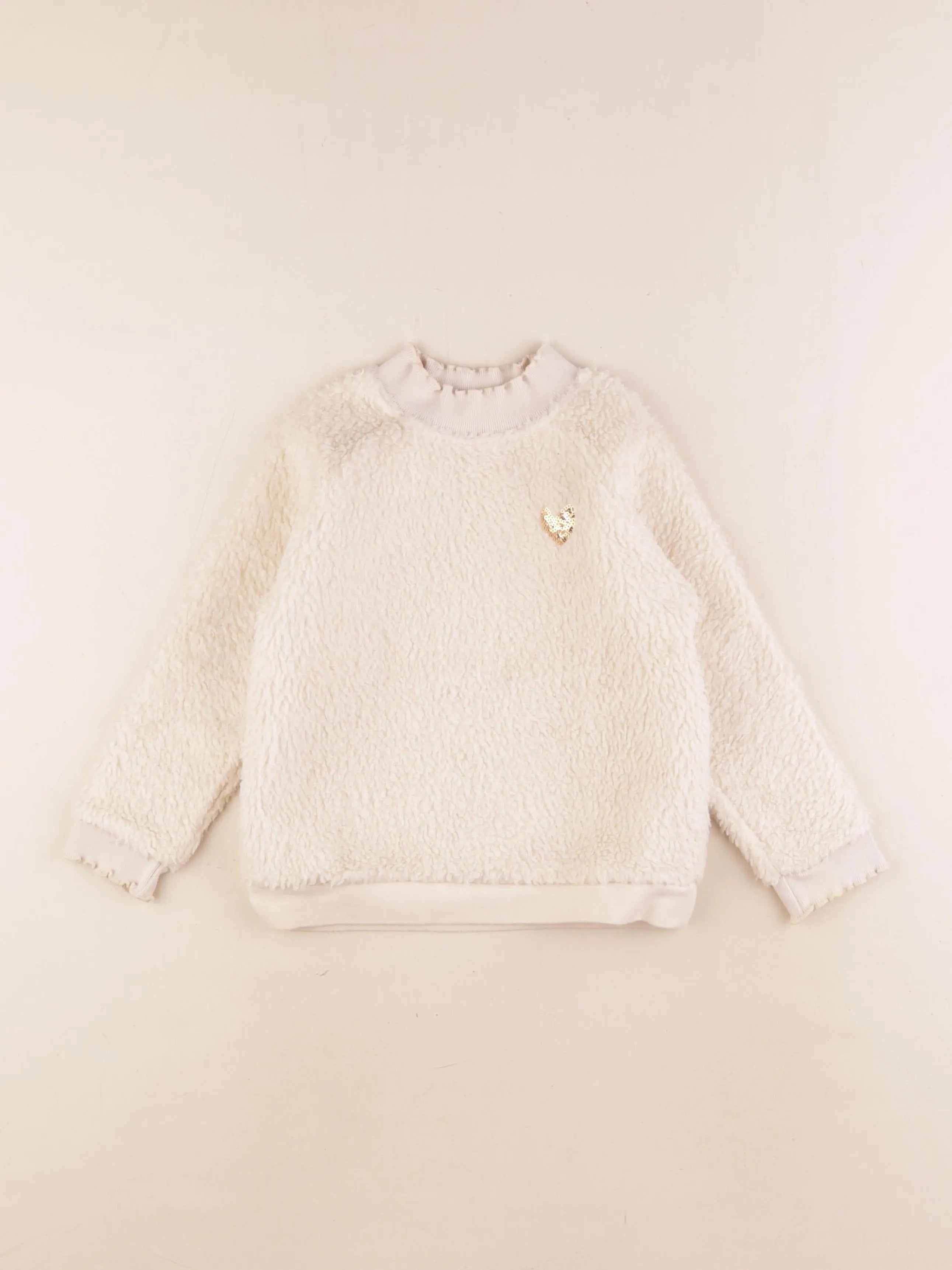 Vertbaudet - pull blanc - 4 ans