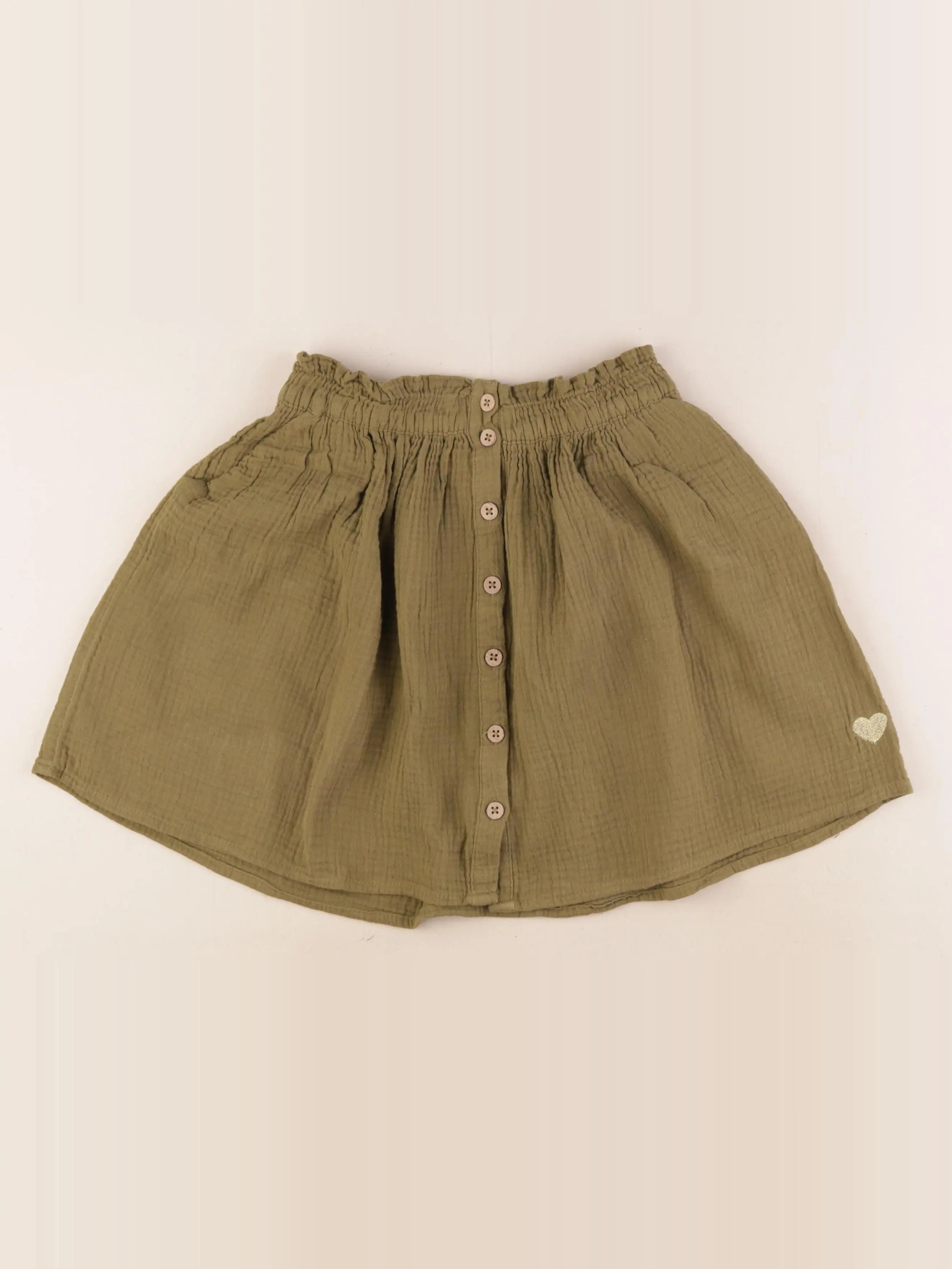 Vertbaudet - jupe vert - 4 ans