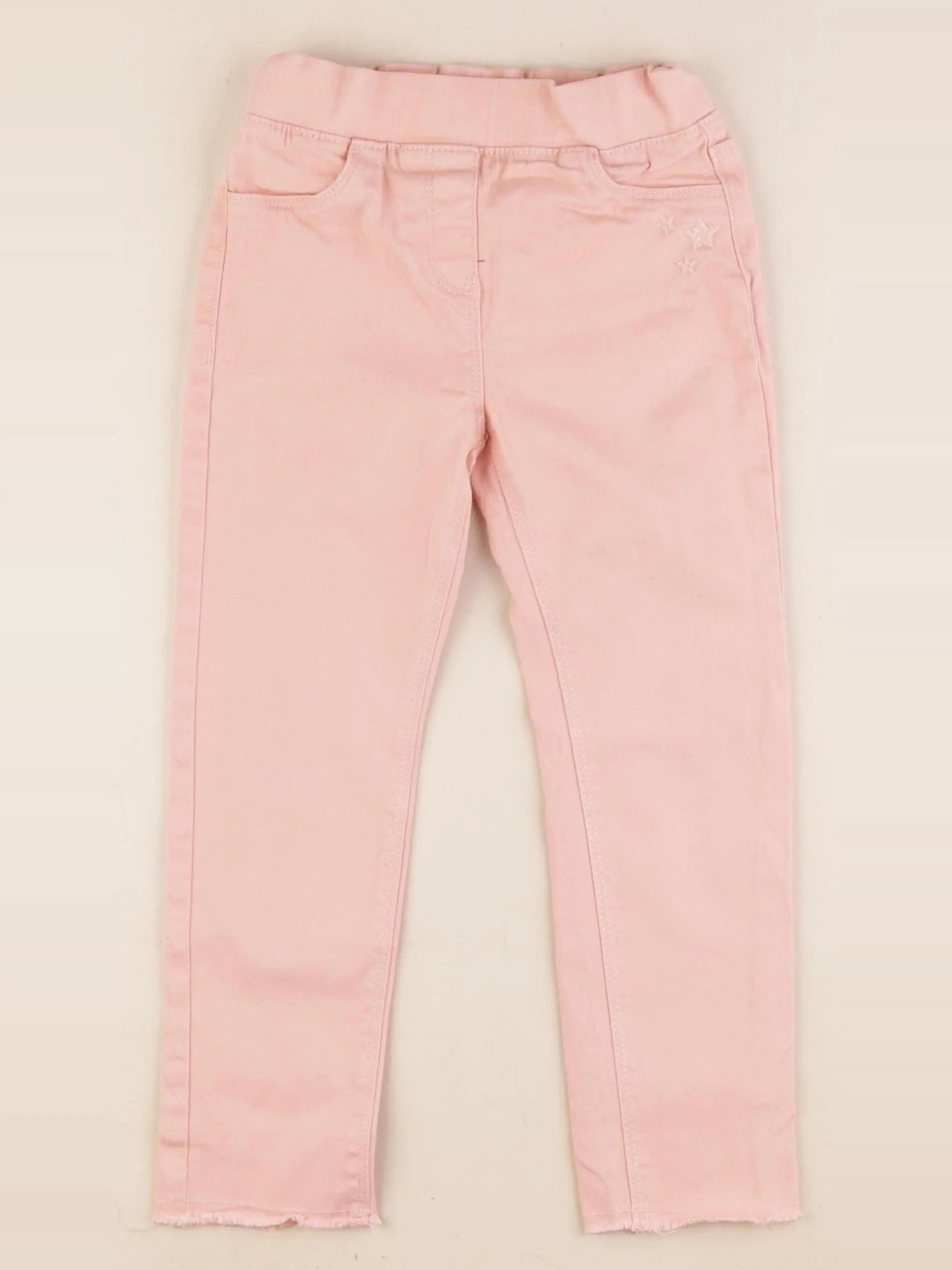 Vertbaudet - jegging rose - 4/5 ans