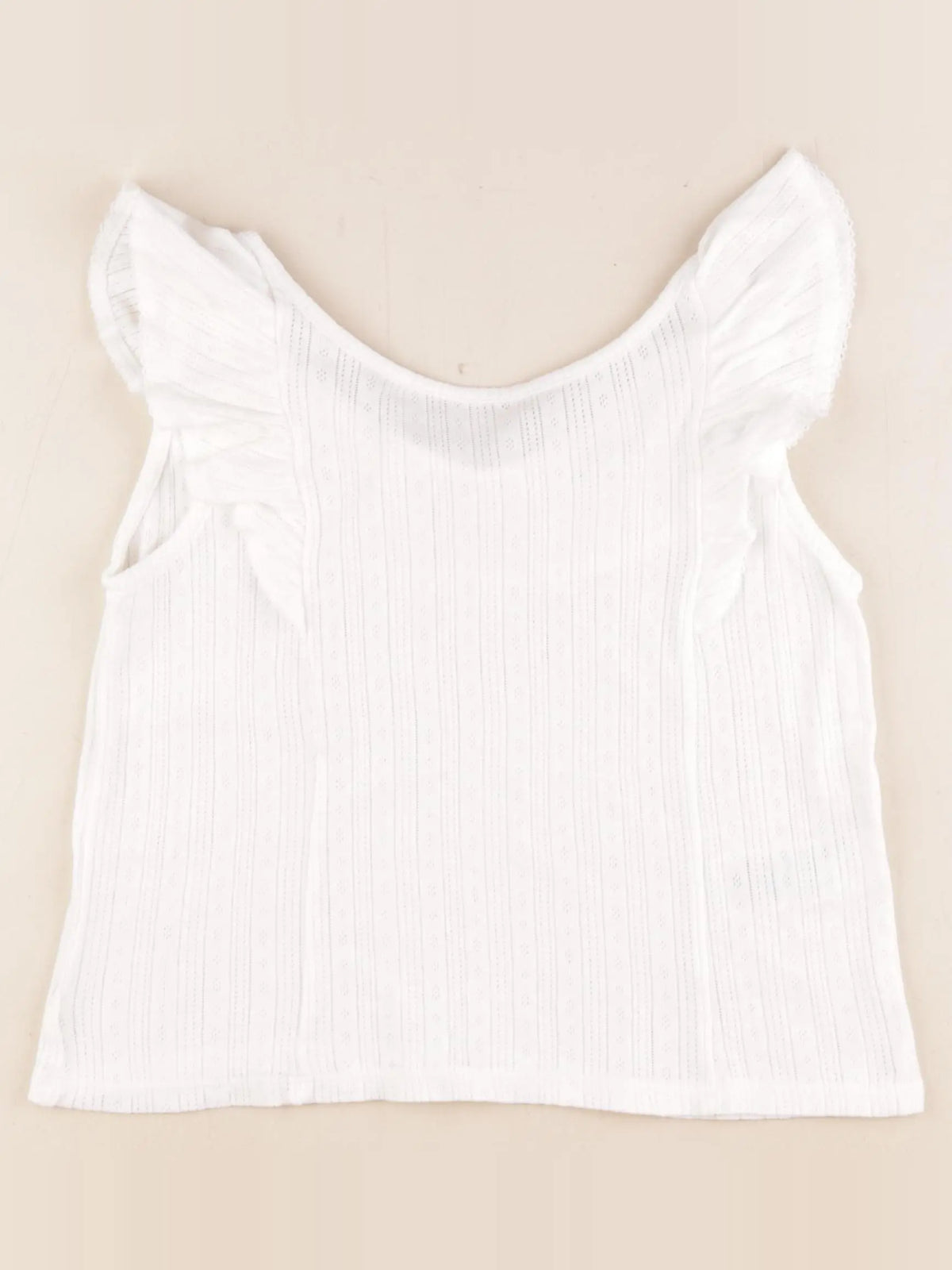 Vertbaudet - tee-shirt blanc - 6 ans