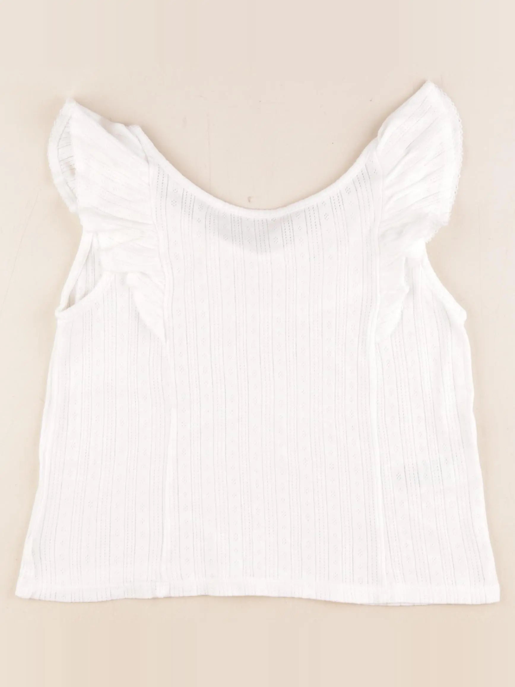 Vertbaudet - tee-shirt blanc - 6 ans