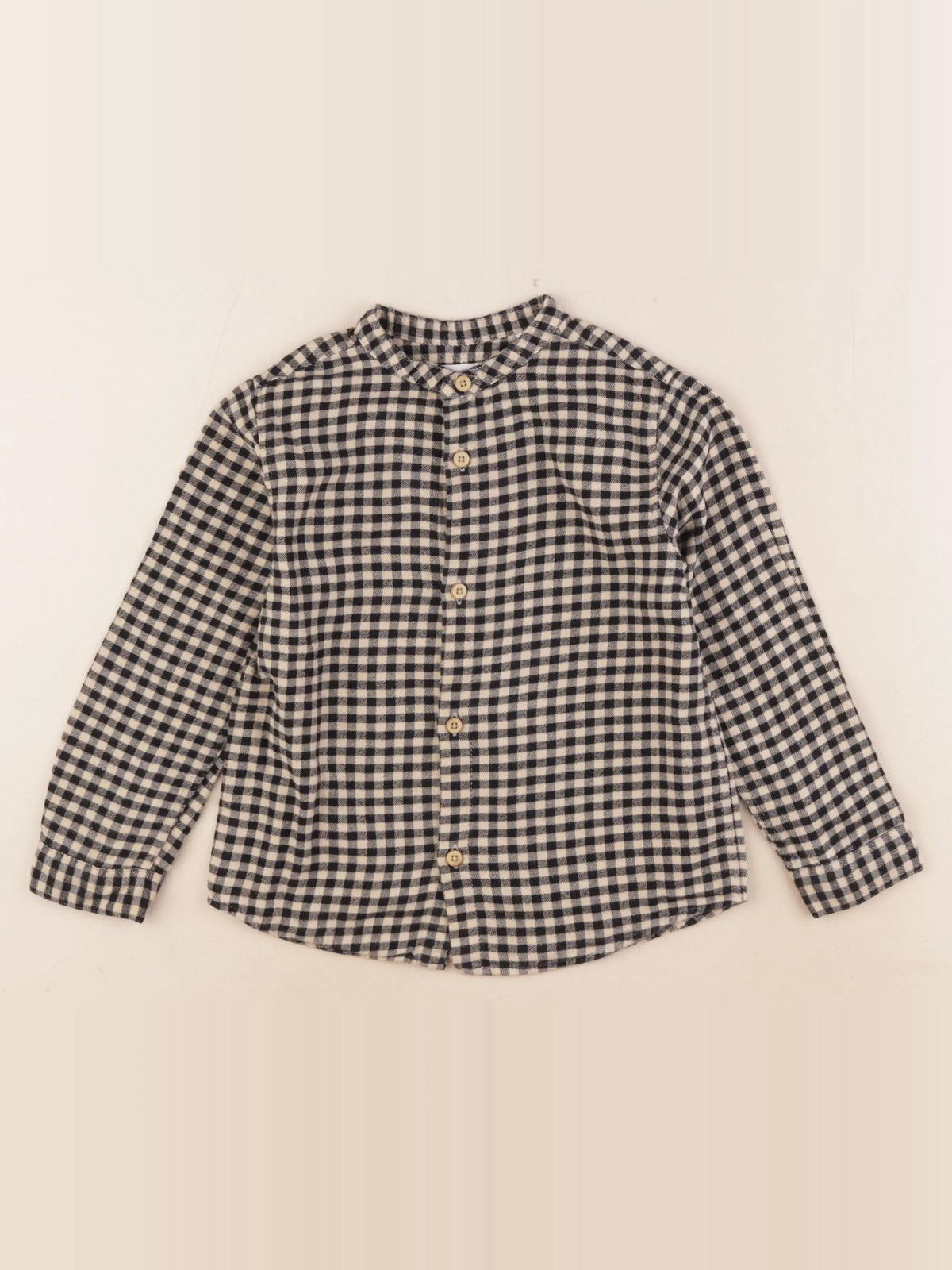 Zara - chemise marron, noir - 3/4 ans