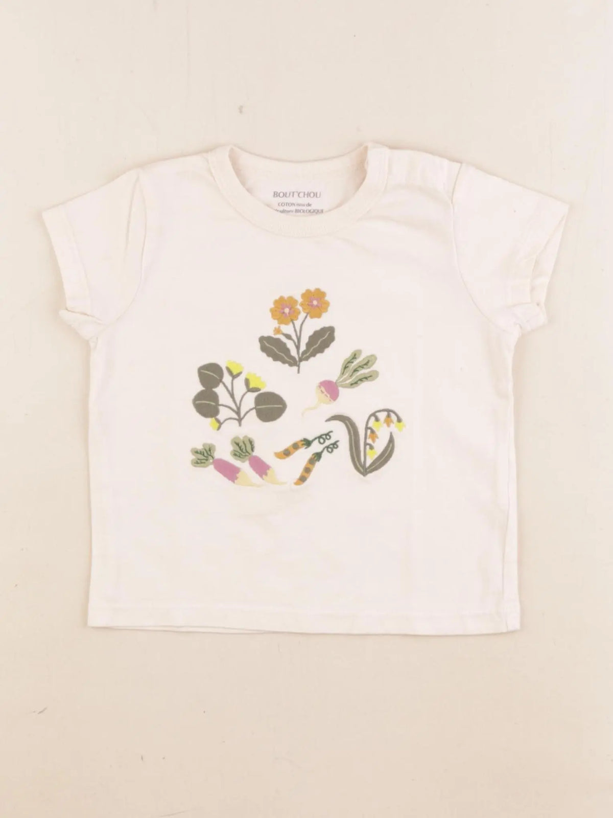 Boutchou - tee-shirt beige - 18 mois