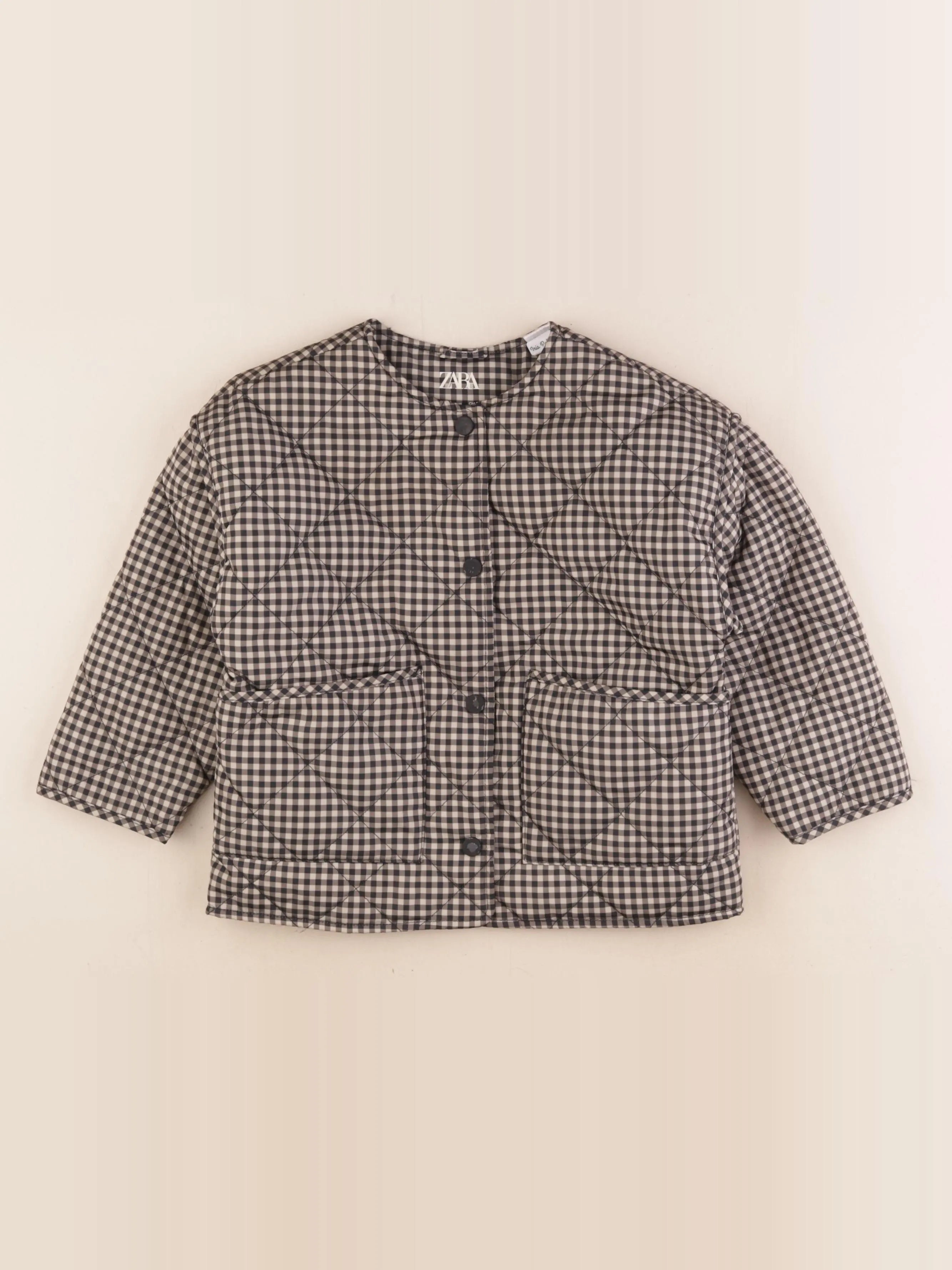 Zara - veste doublé marron - 4 ans