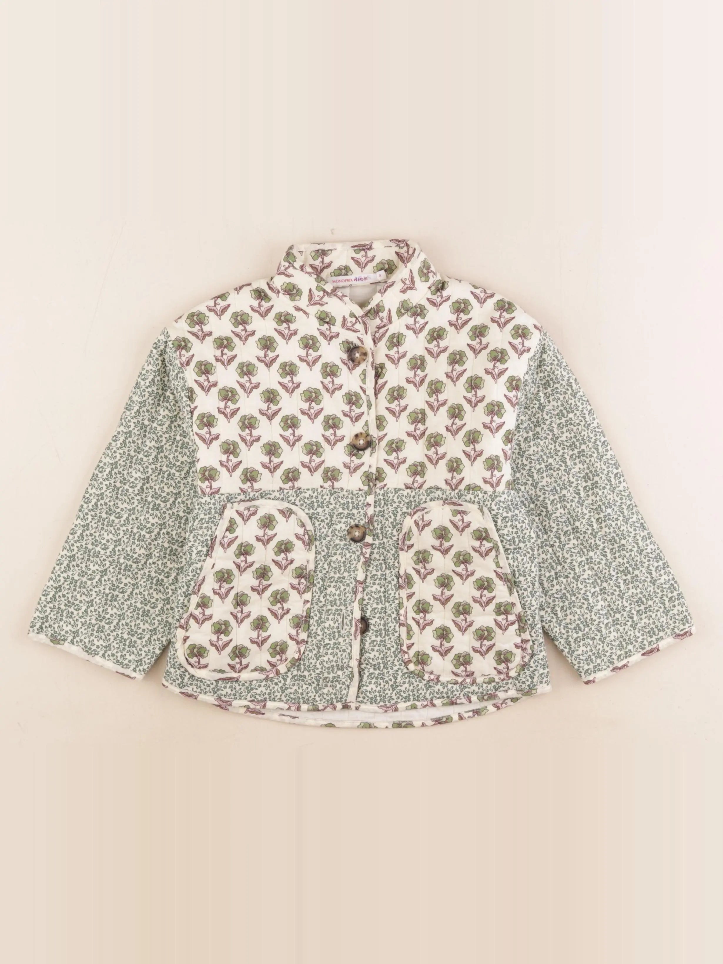 Monoprix - veste multicolore - 4 ans
