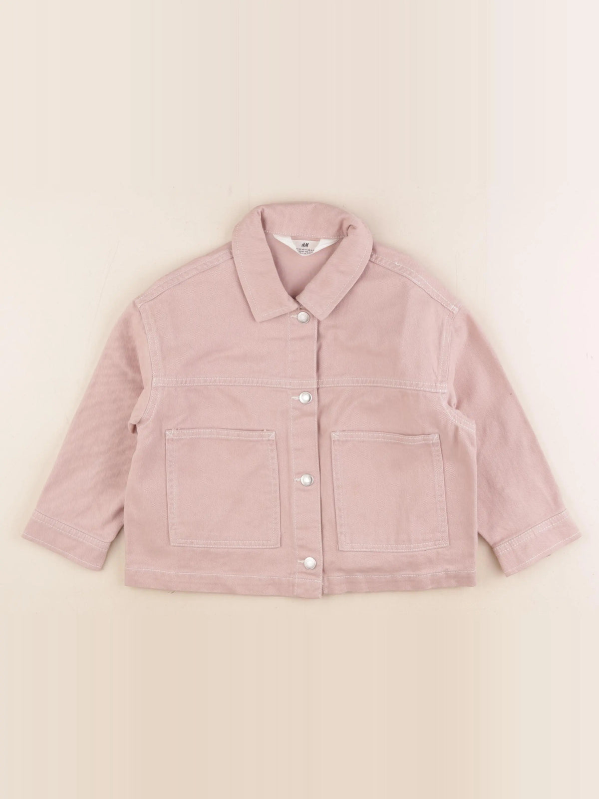 H&M - veste rose - 4/5 ans