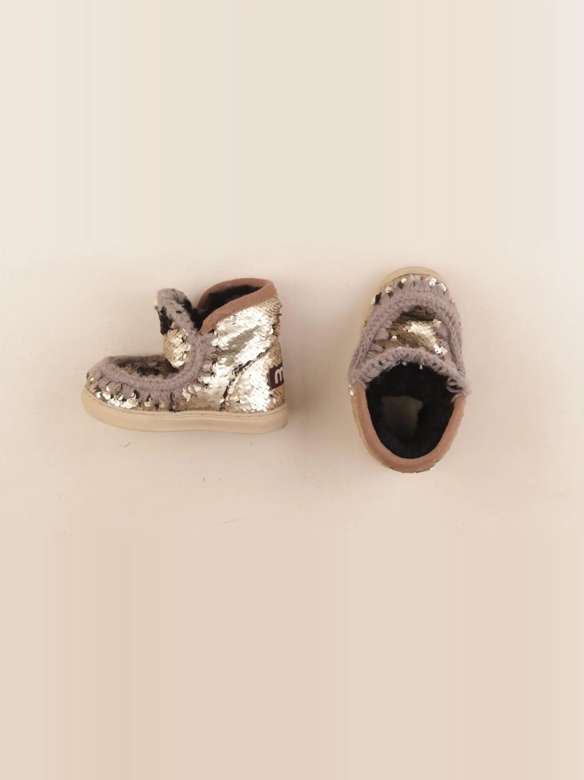 Mou - boots beige, or - pointure 26
