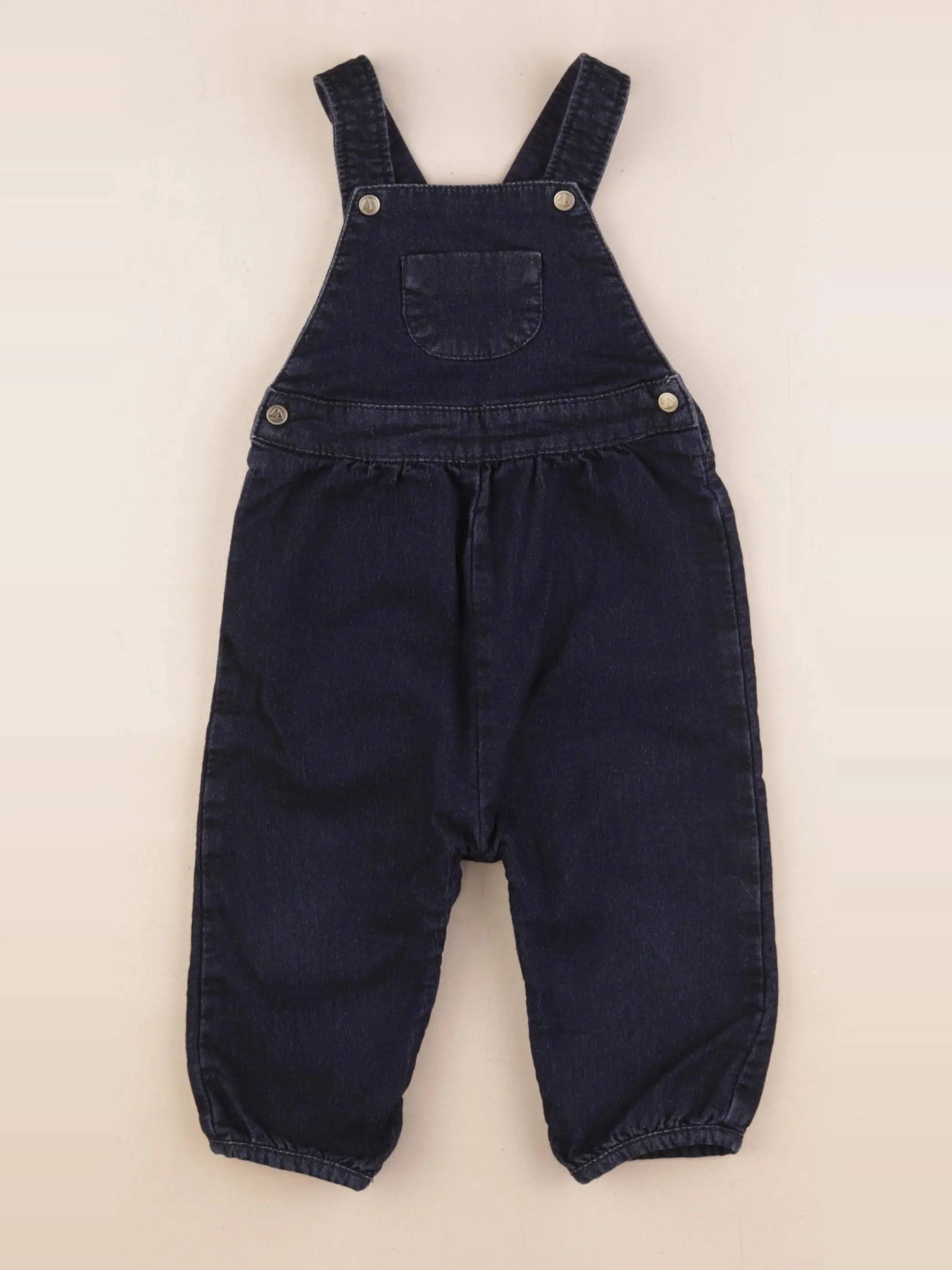 Petit Bateau - salopette bleu - 18 mois