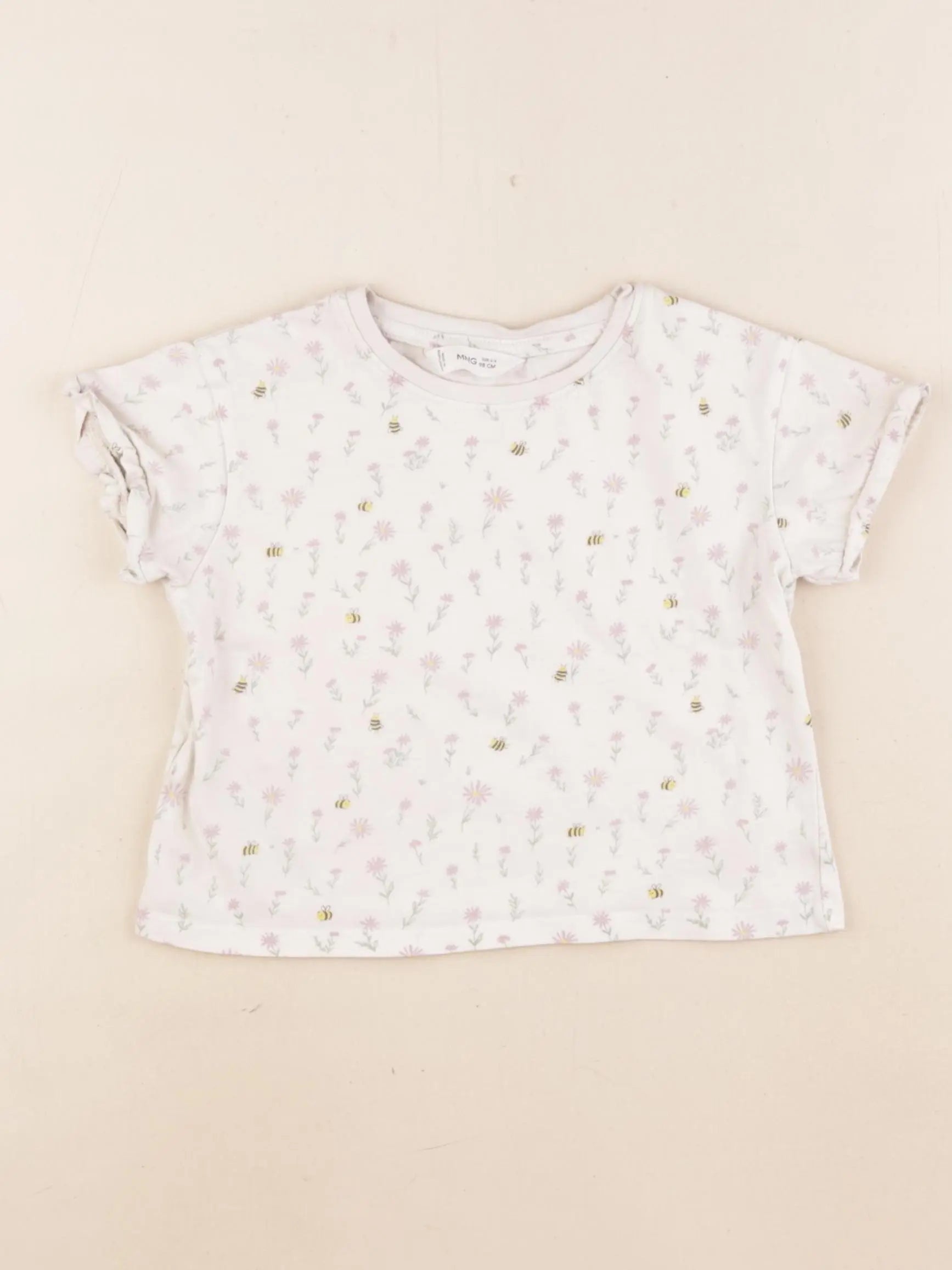Mango - tee-shirt blanc - 2/3 ans