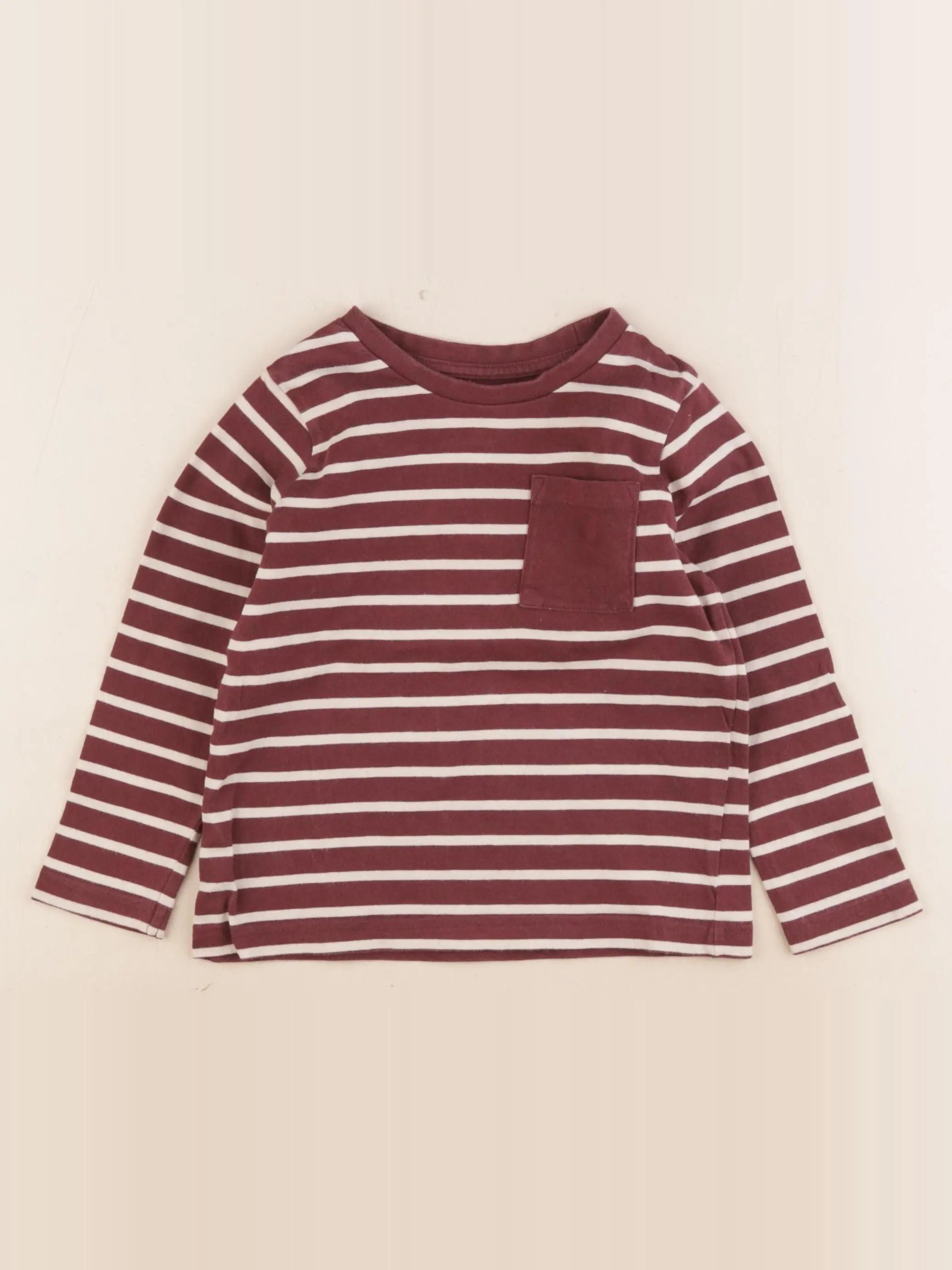 Vertbaudet - tee-shirt rouge - 4 ans
