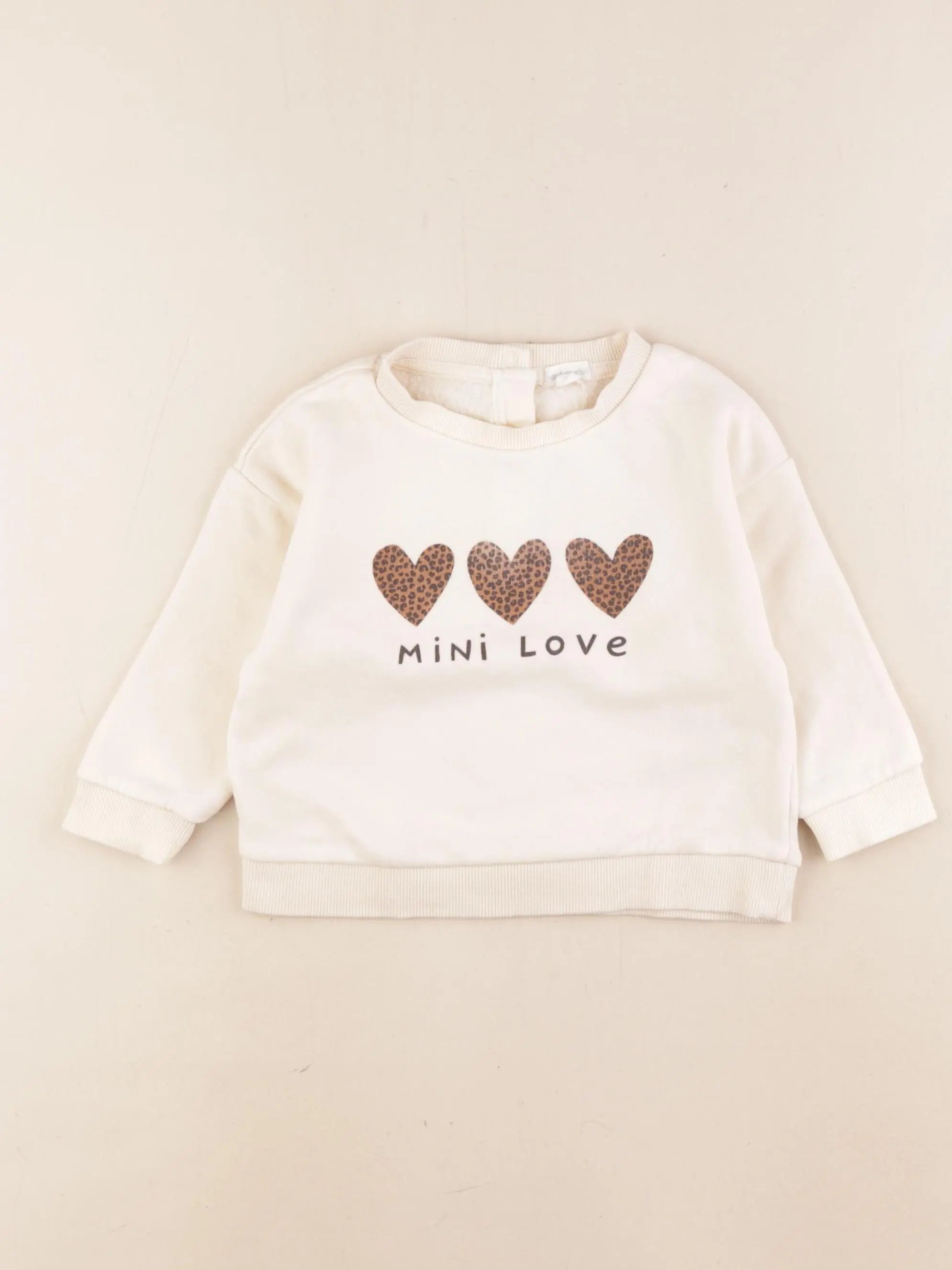 Vertbaudet - sweat multicolore - 18 mois