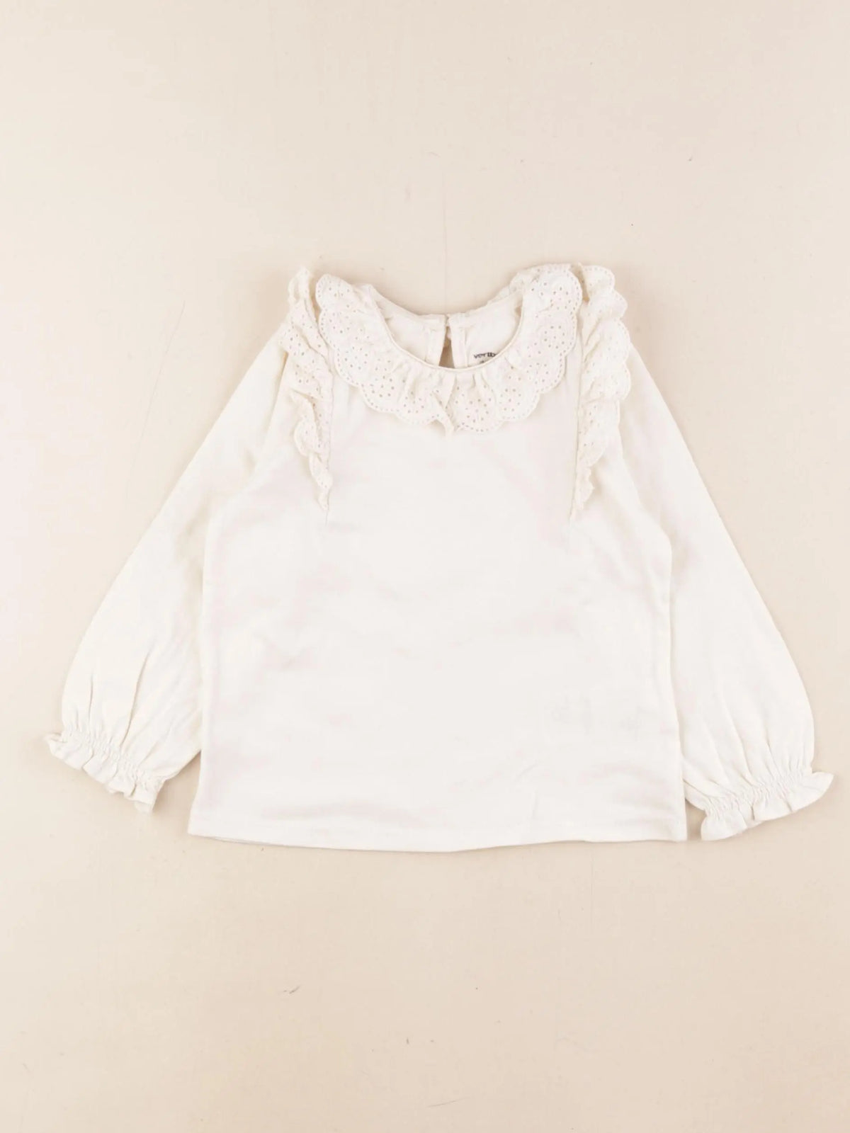Vertbaudet - tee-shirt beige - 18 mois
