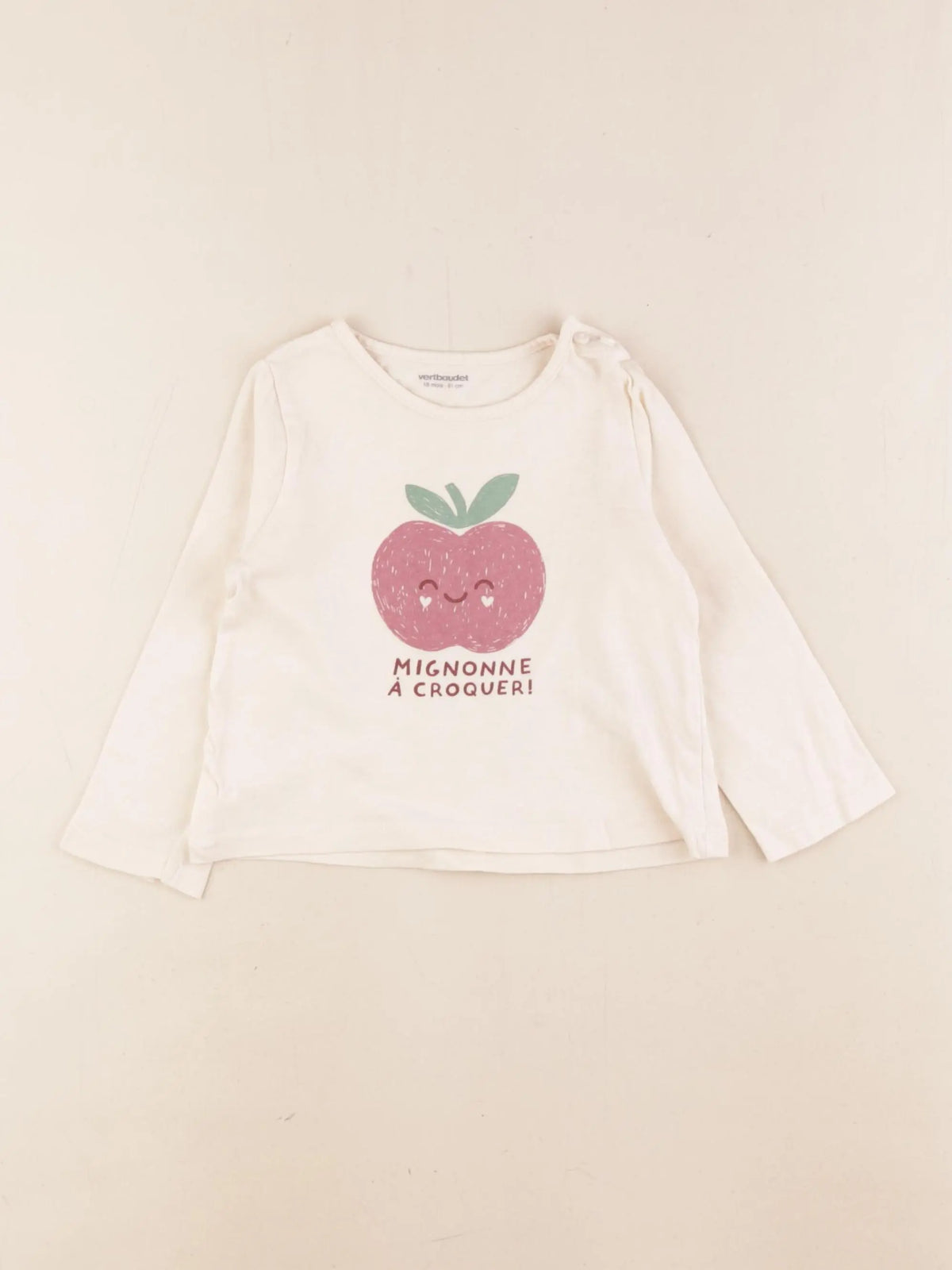 Vertbaudet - tee-shirt multicolore - 18 mois