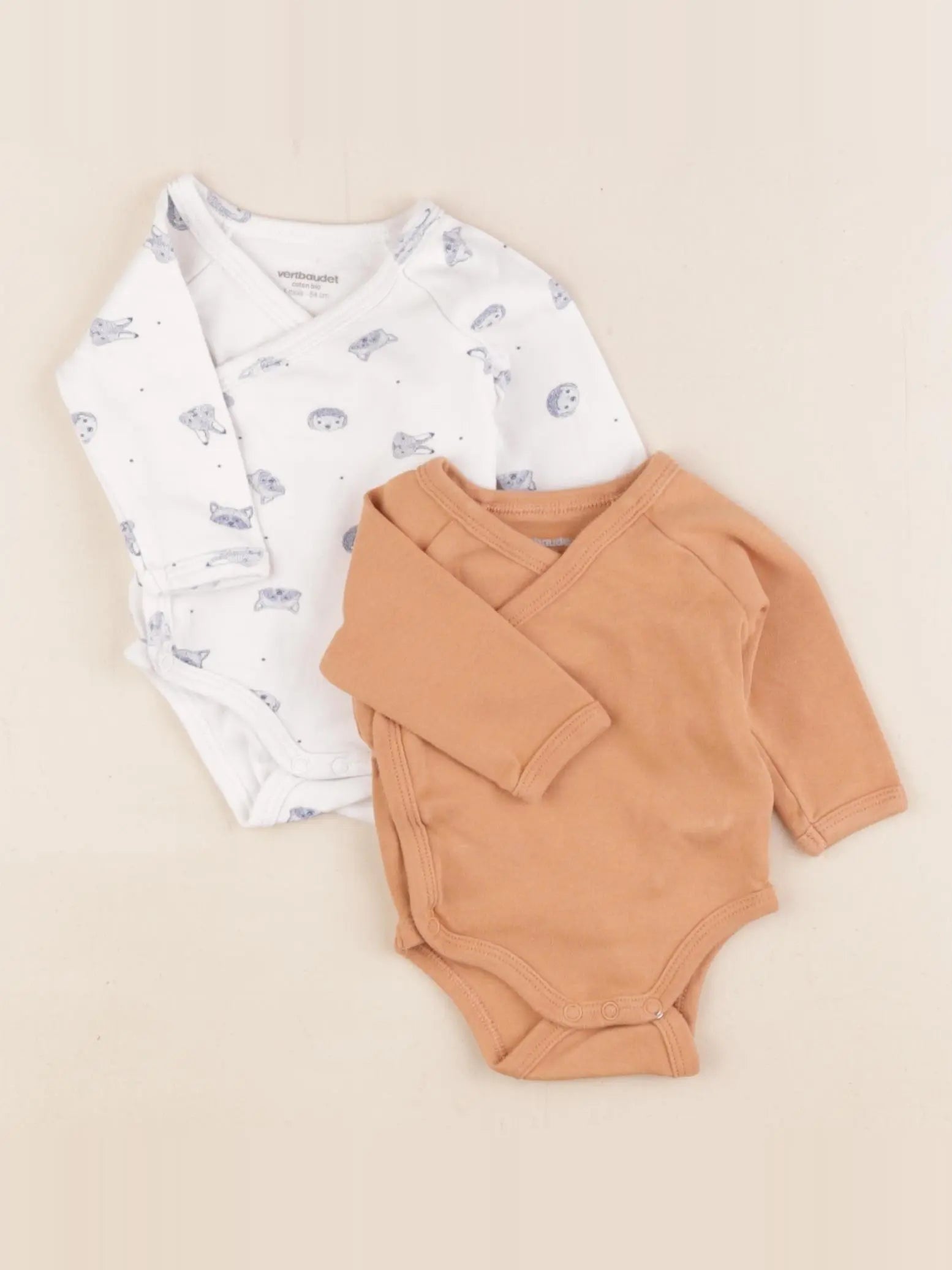 Vertbaudet - body multicolore - 1 mois