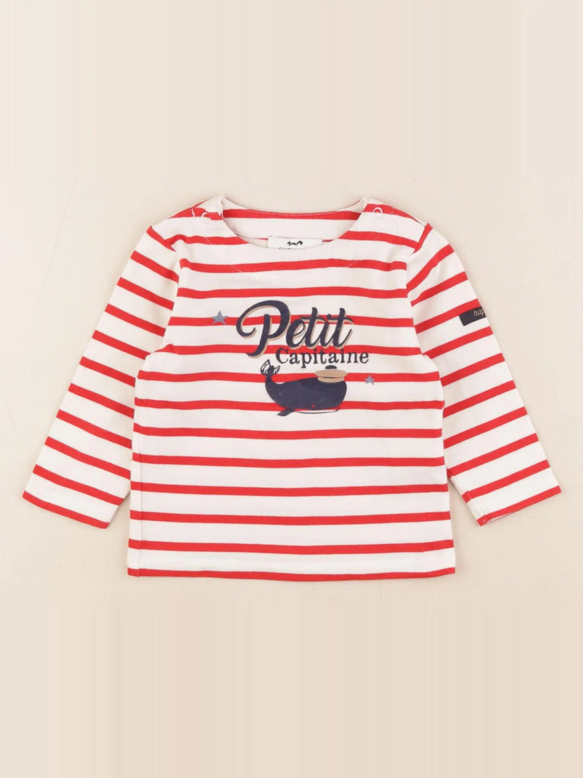 Cyrillus - tee-shirt rouge - 12 mois