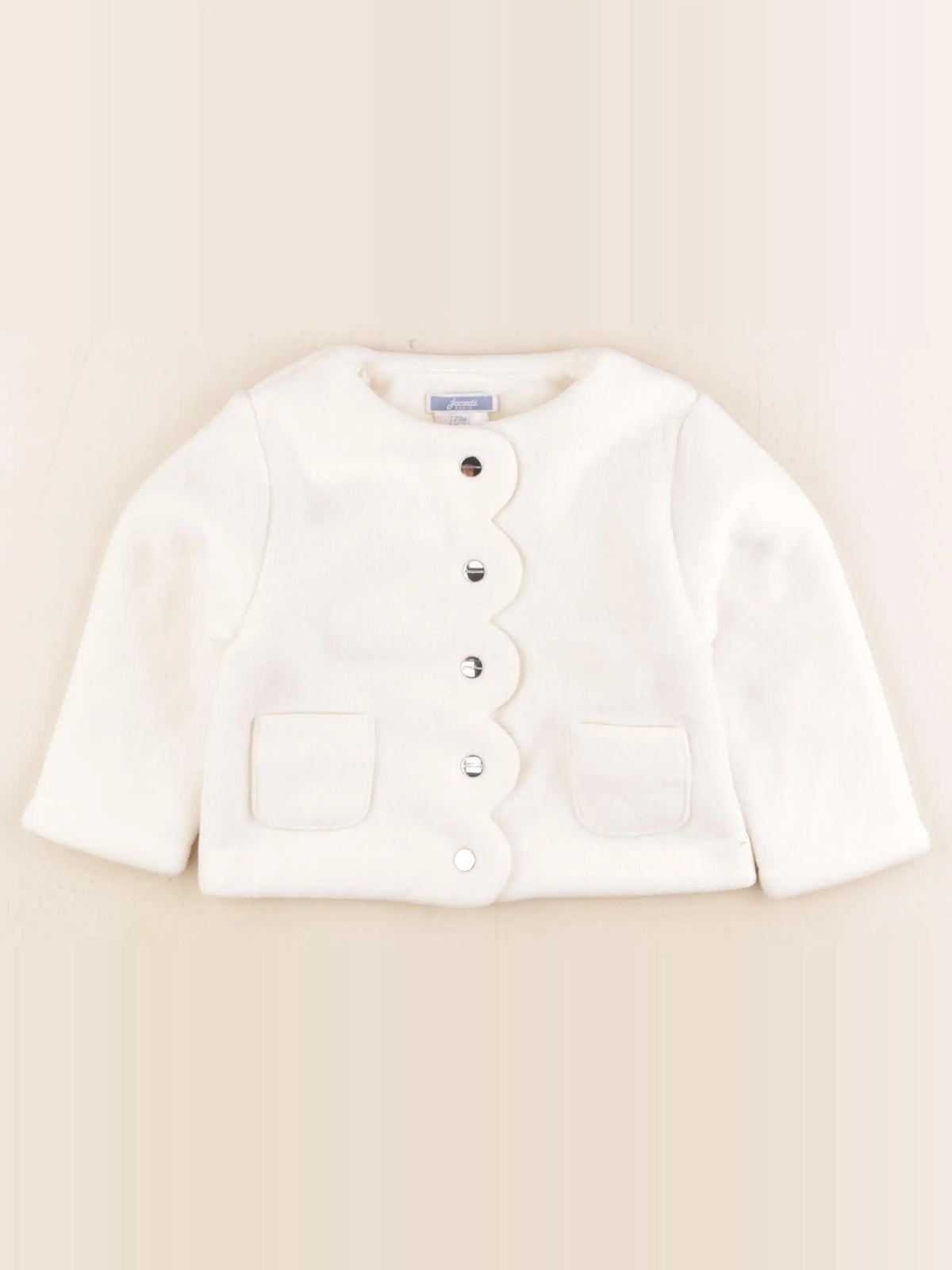 Jacadi - veste doublé beige - 24 mois