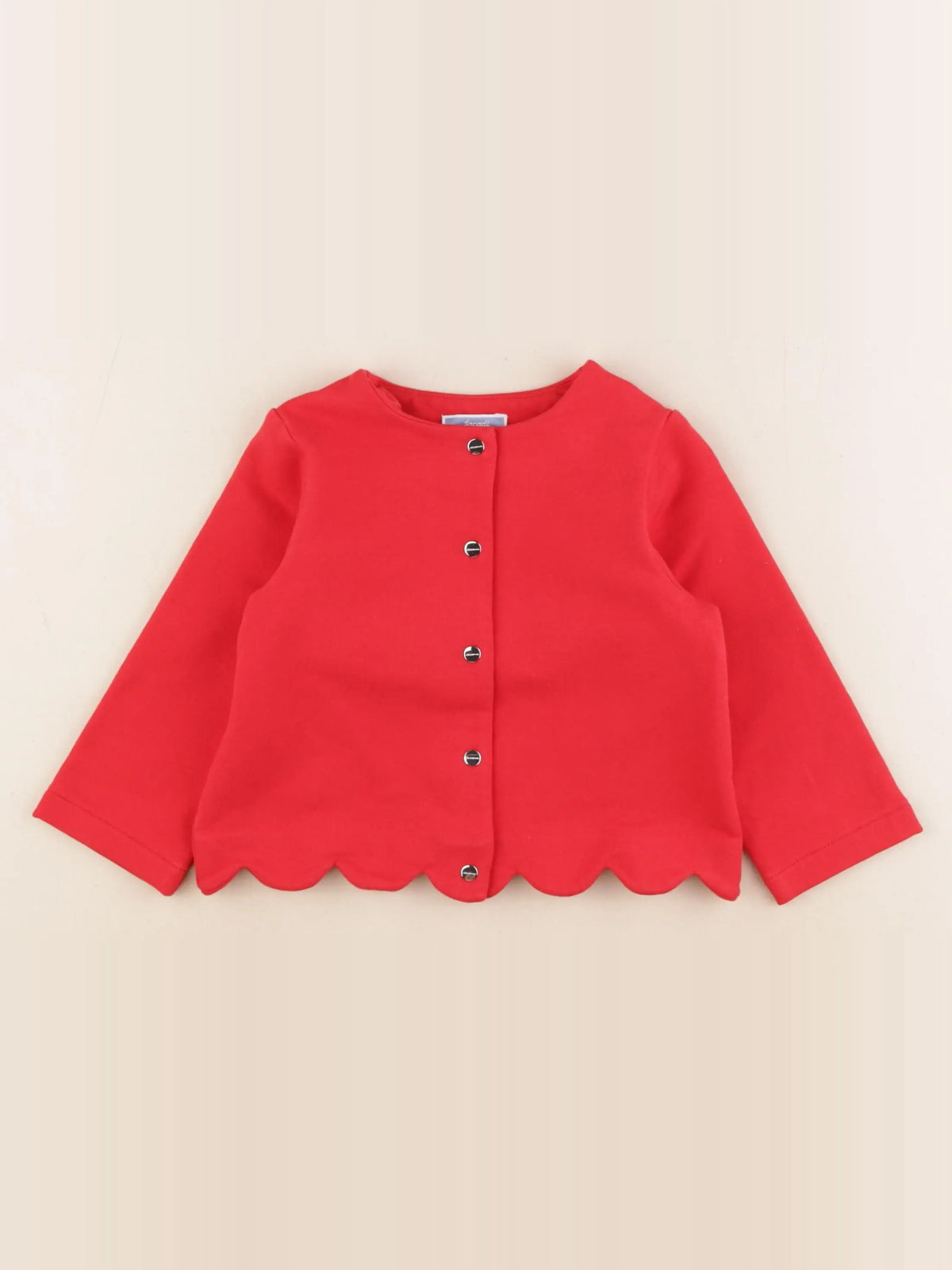 Jacadi - sweat rouge - 24 mois