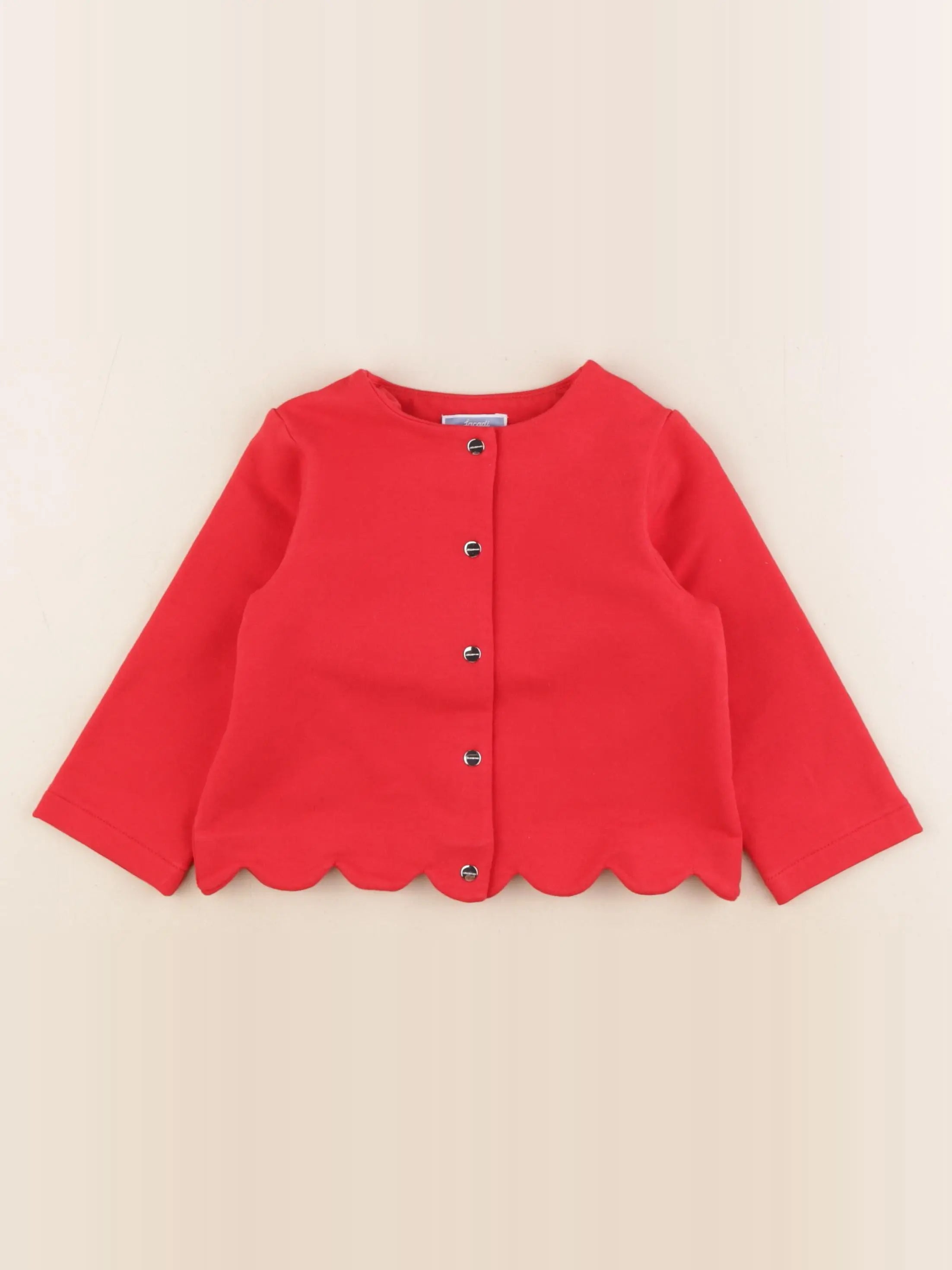 Jacadi - sweat rouge - 24 mois