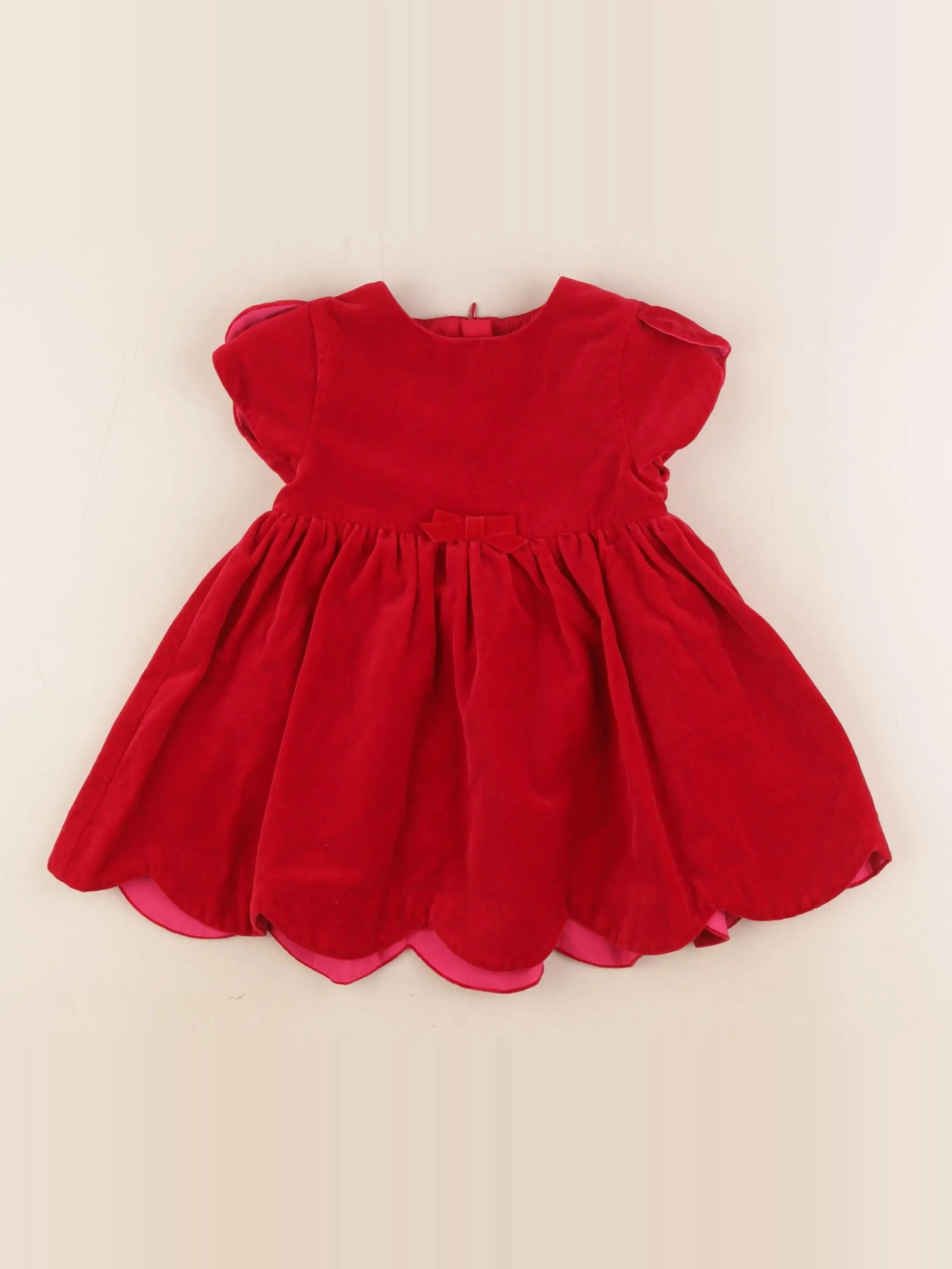 Jacadi - robe rouge - 18 mois