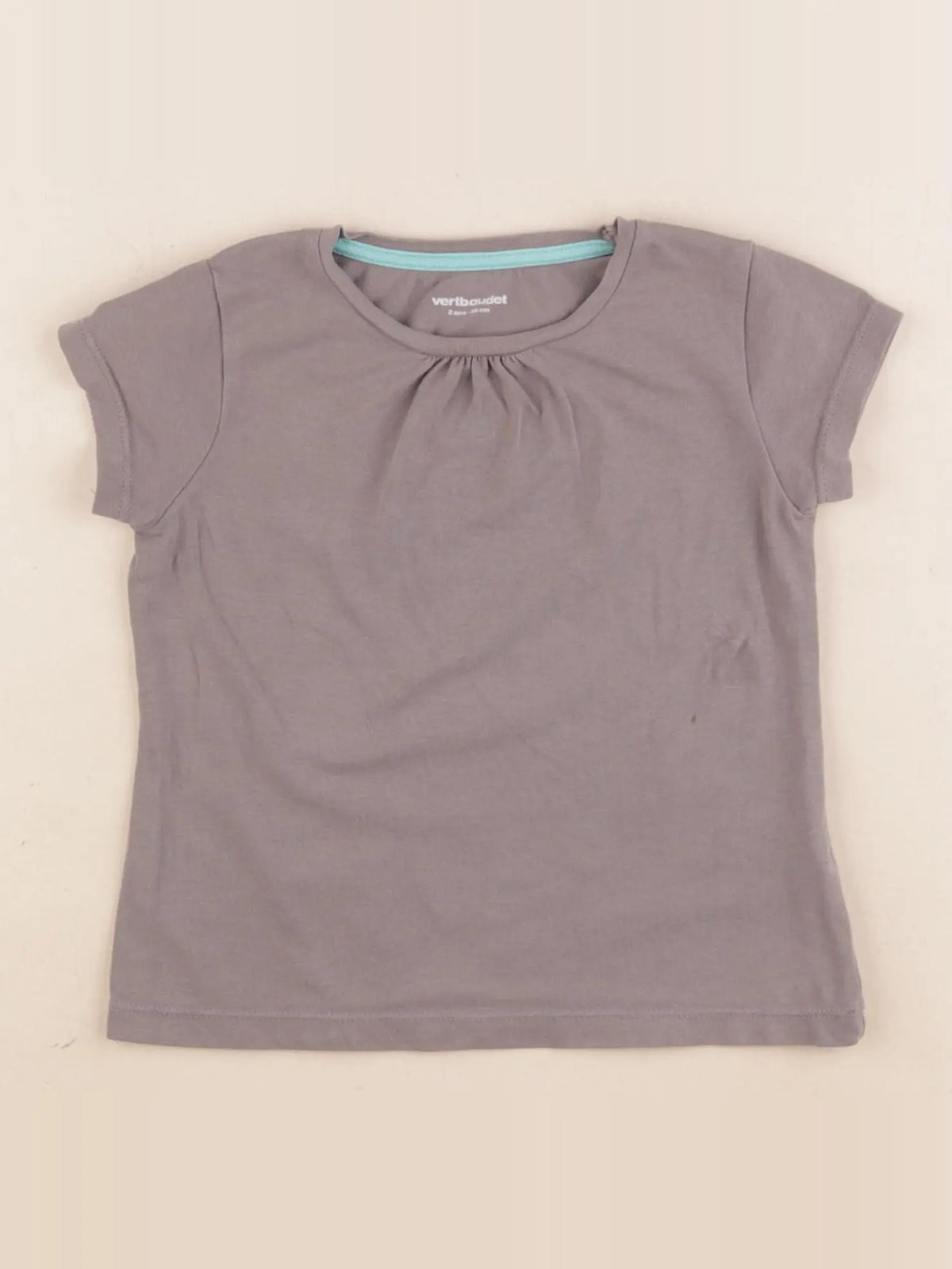 Vertbaudet - tee-shirt gris - 2 ans
